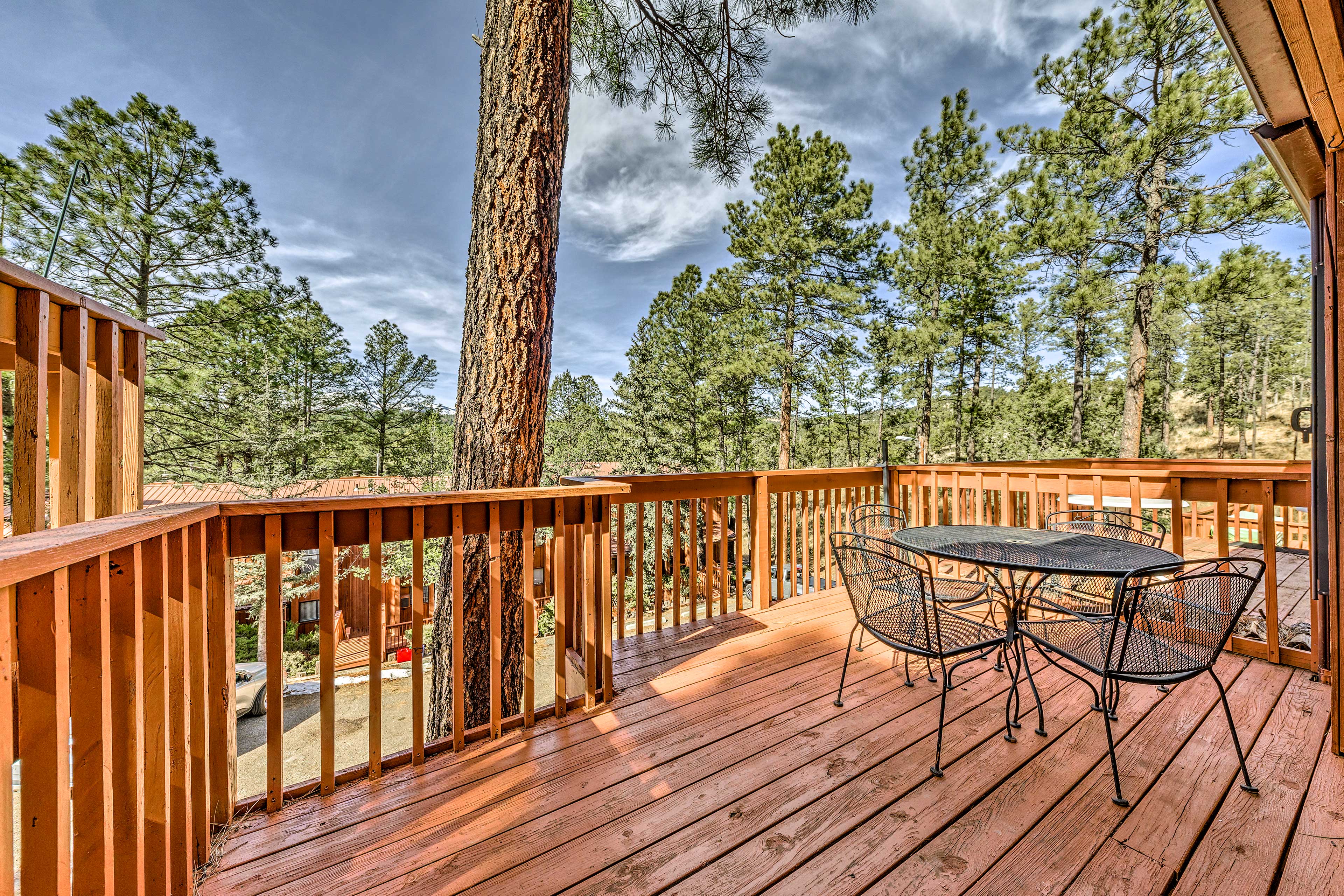 Private Deck | Gas Grill (Propane Provided) | Mountain Views