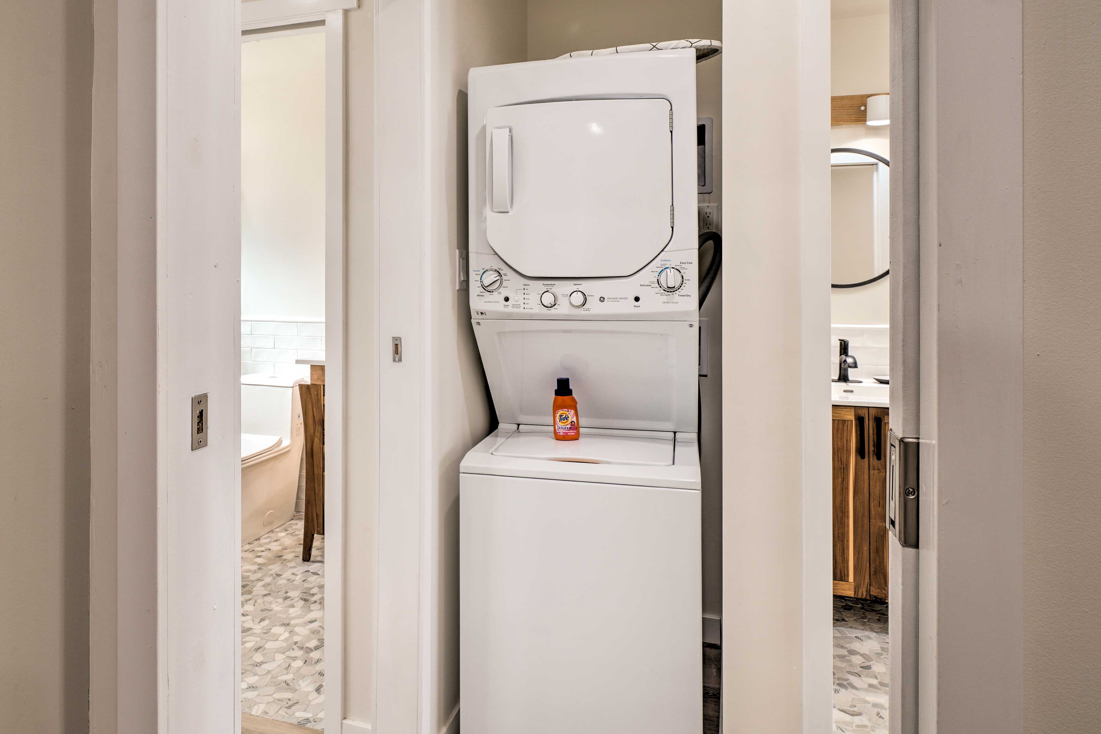 In-Unit Laundry | Stackable Washer + Dryer