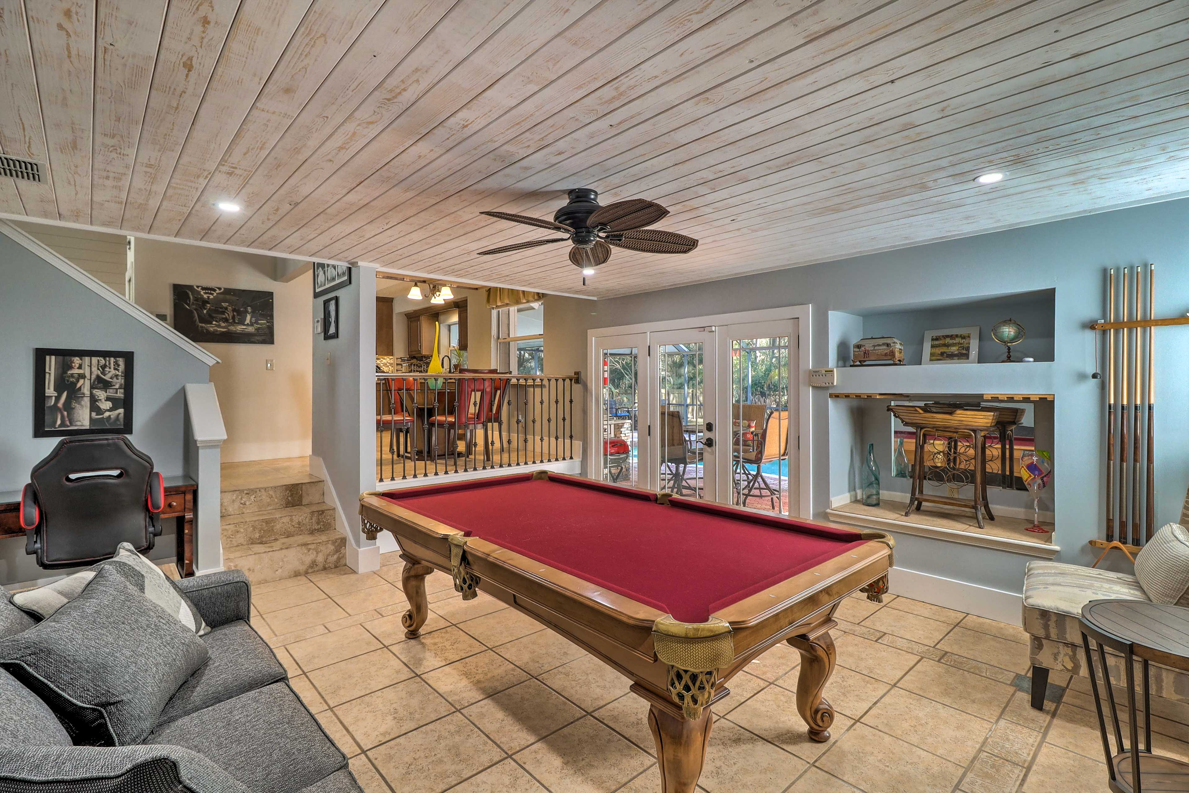 Game Room | Smart TV | Pool Table | Workspace