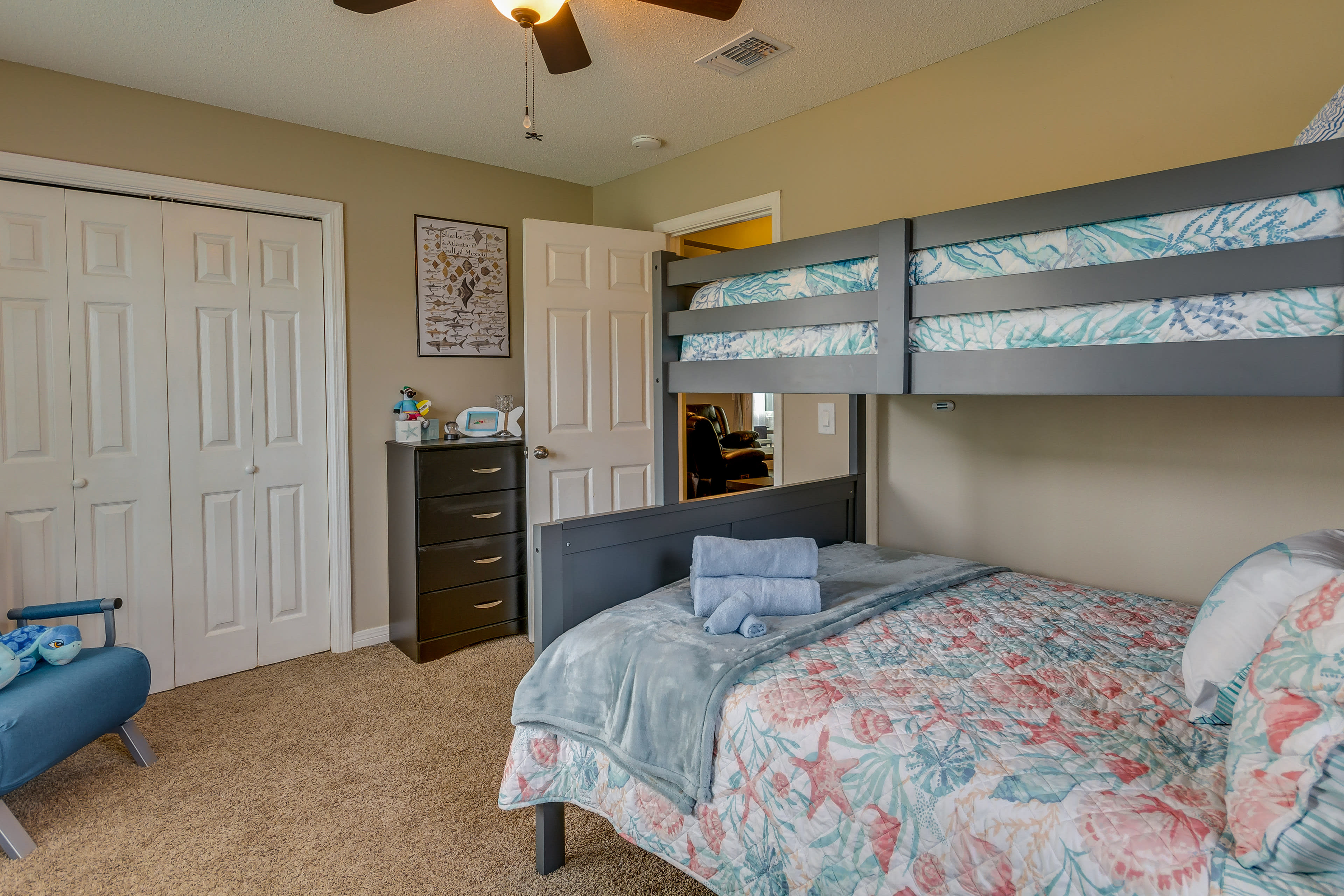 Bedroom 3 | Main Level | Twin/Full Bunk Bed | Twin Sleeper Chair
