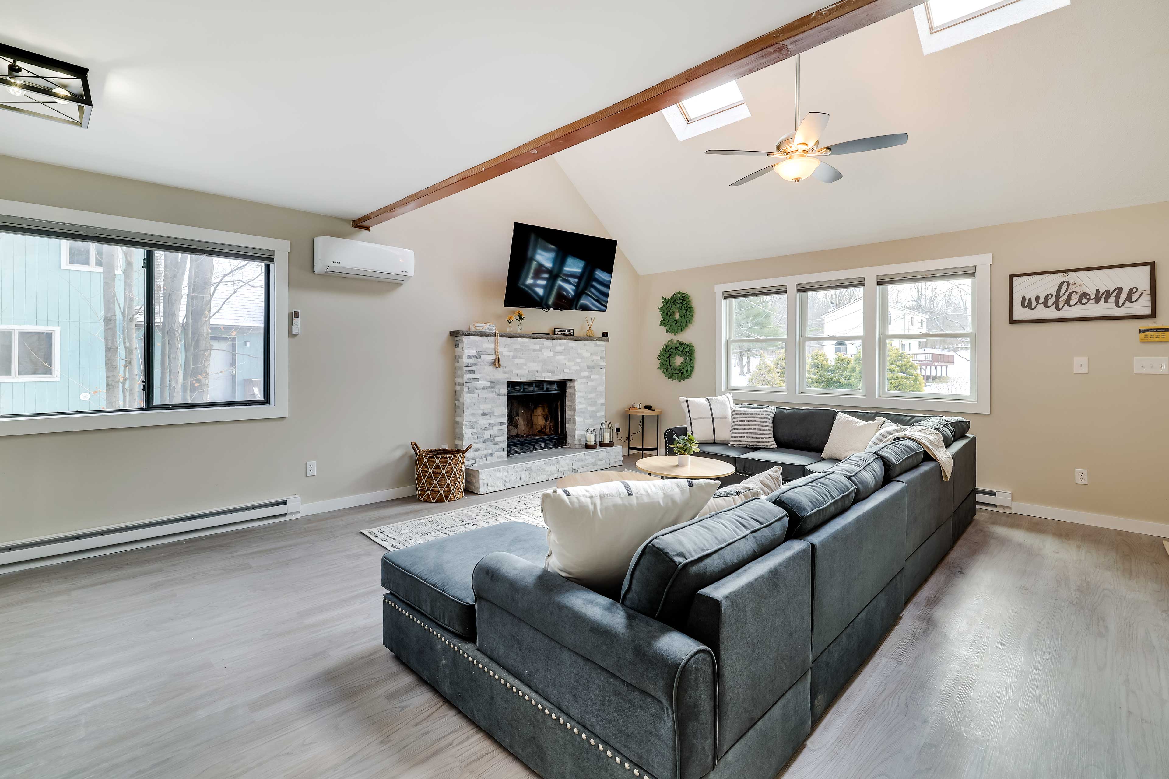 Living Room | Main Level | Smart TV | Fireplace (Decorative)