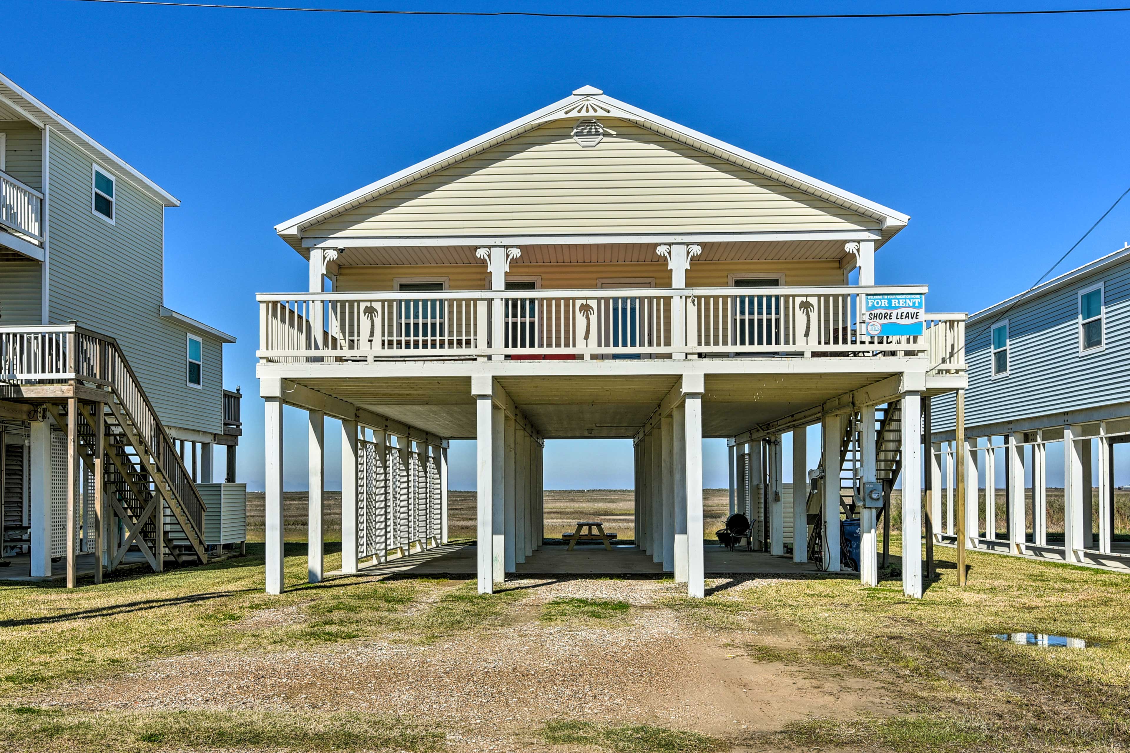 Surfside Beach Vacation Rental | 3BR | 3BA | Steps Required for Access