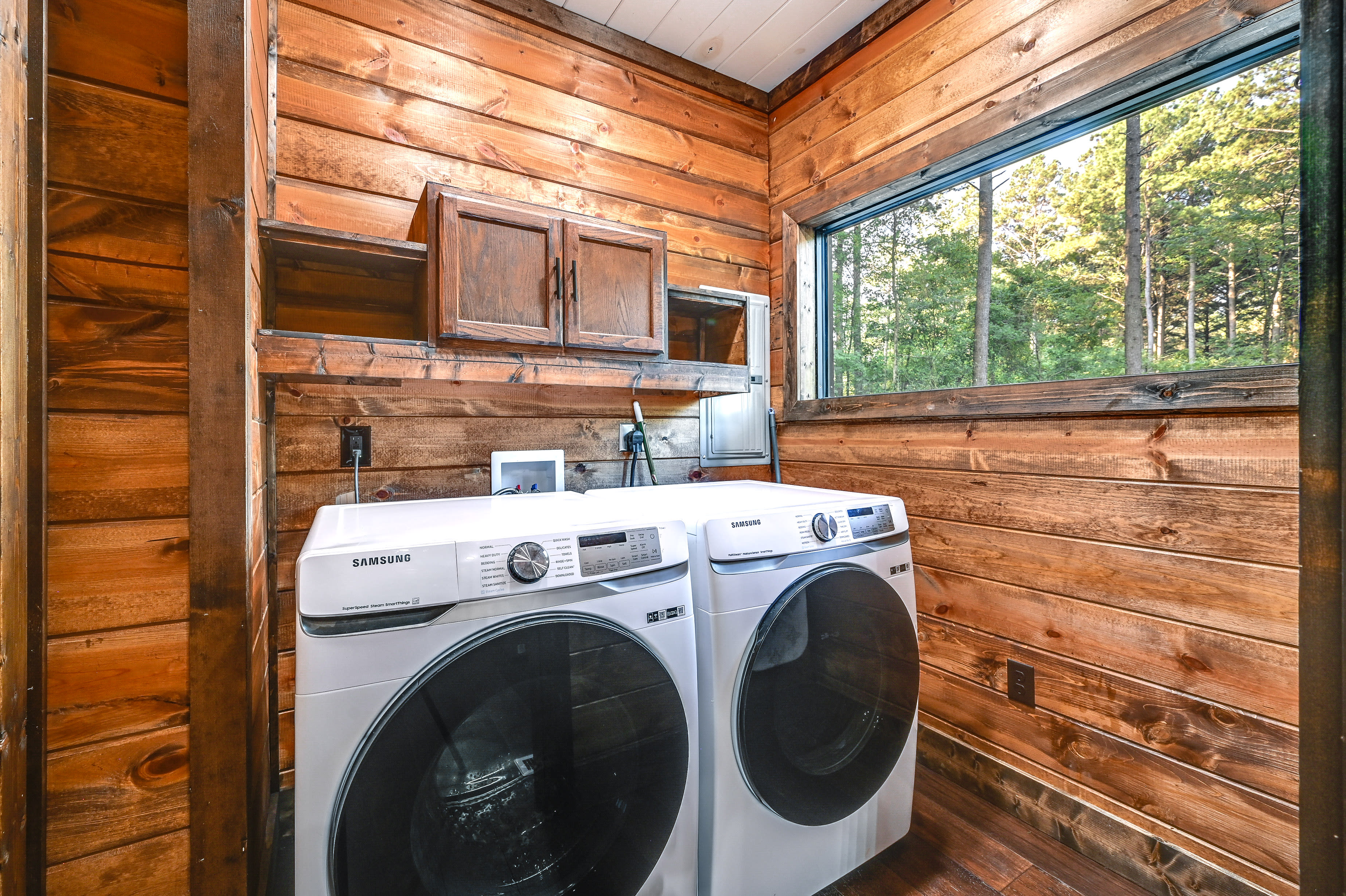 At-Home Laundry | Main Level | Washer + Dryer | Laundry Detergent | Iron & Board