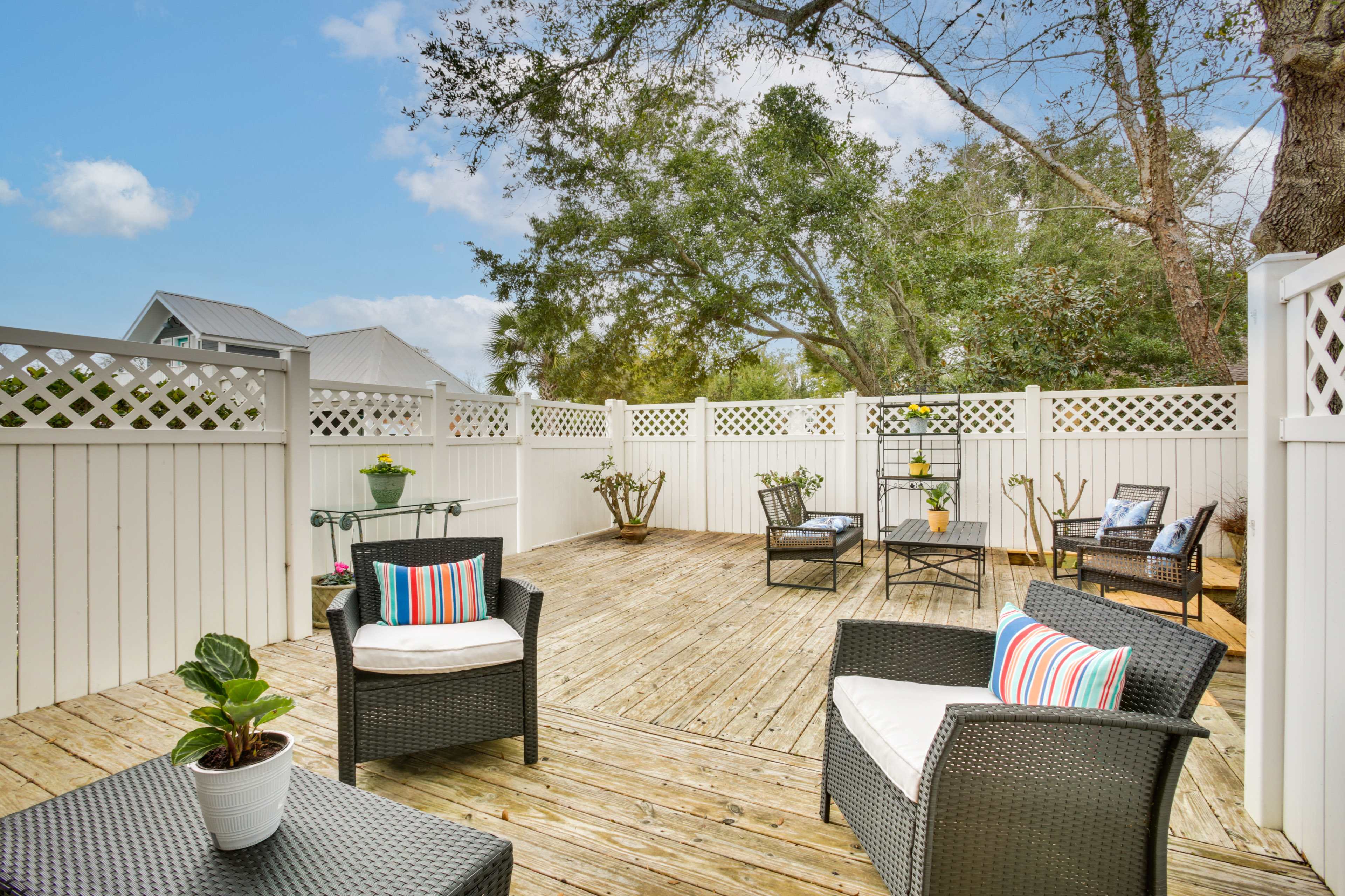 Fenced Deck