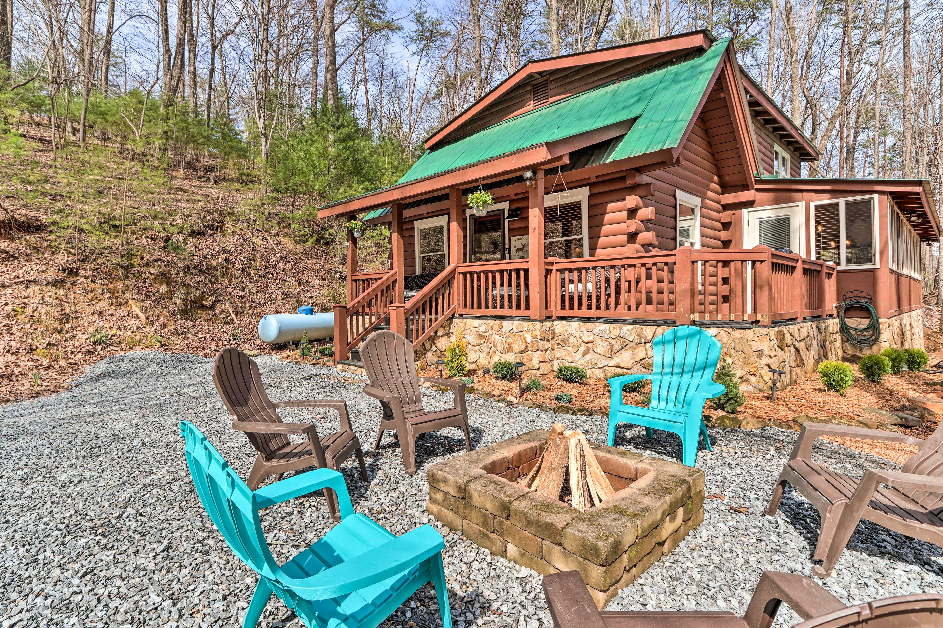 Cabin Exterior | Close to Wineries | Community Amenities Available