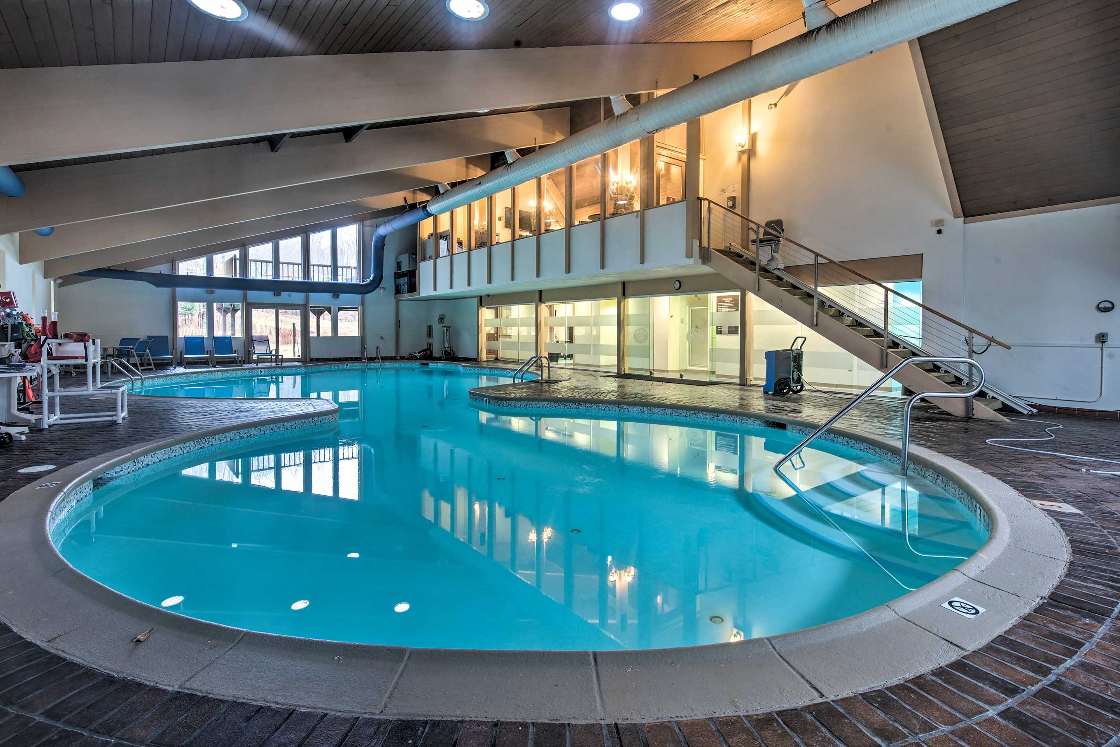 Big Bass Lake Amenities | Indoor Pool (Seasonal, Available Off Season)