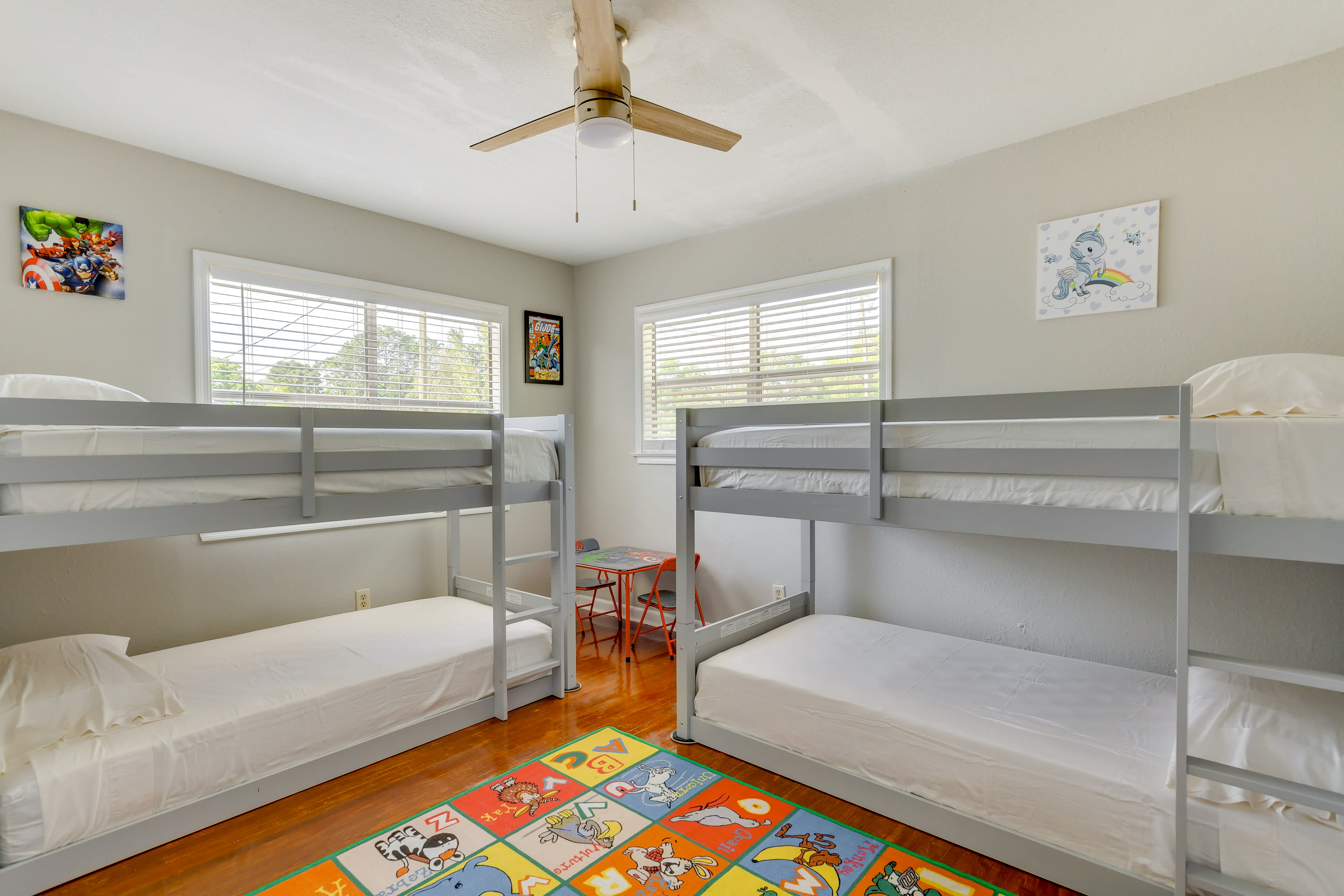 Bedroom 3 | 2 Twin Bunk Beds | Smart TV