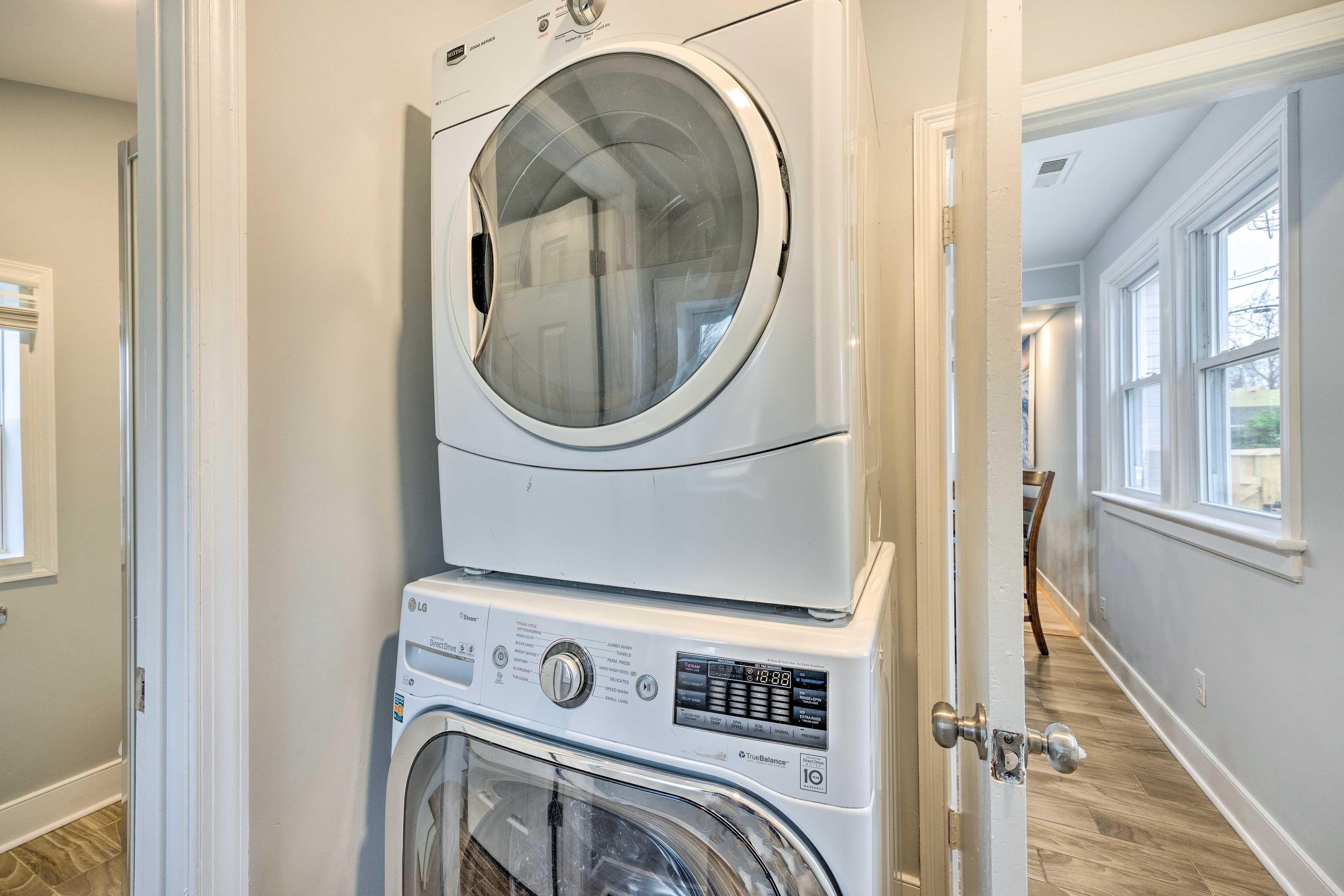 Laundry Area | Washer/Dryer | Iron/Board