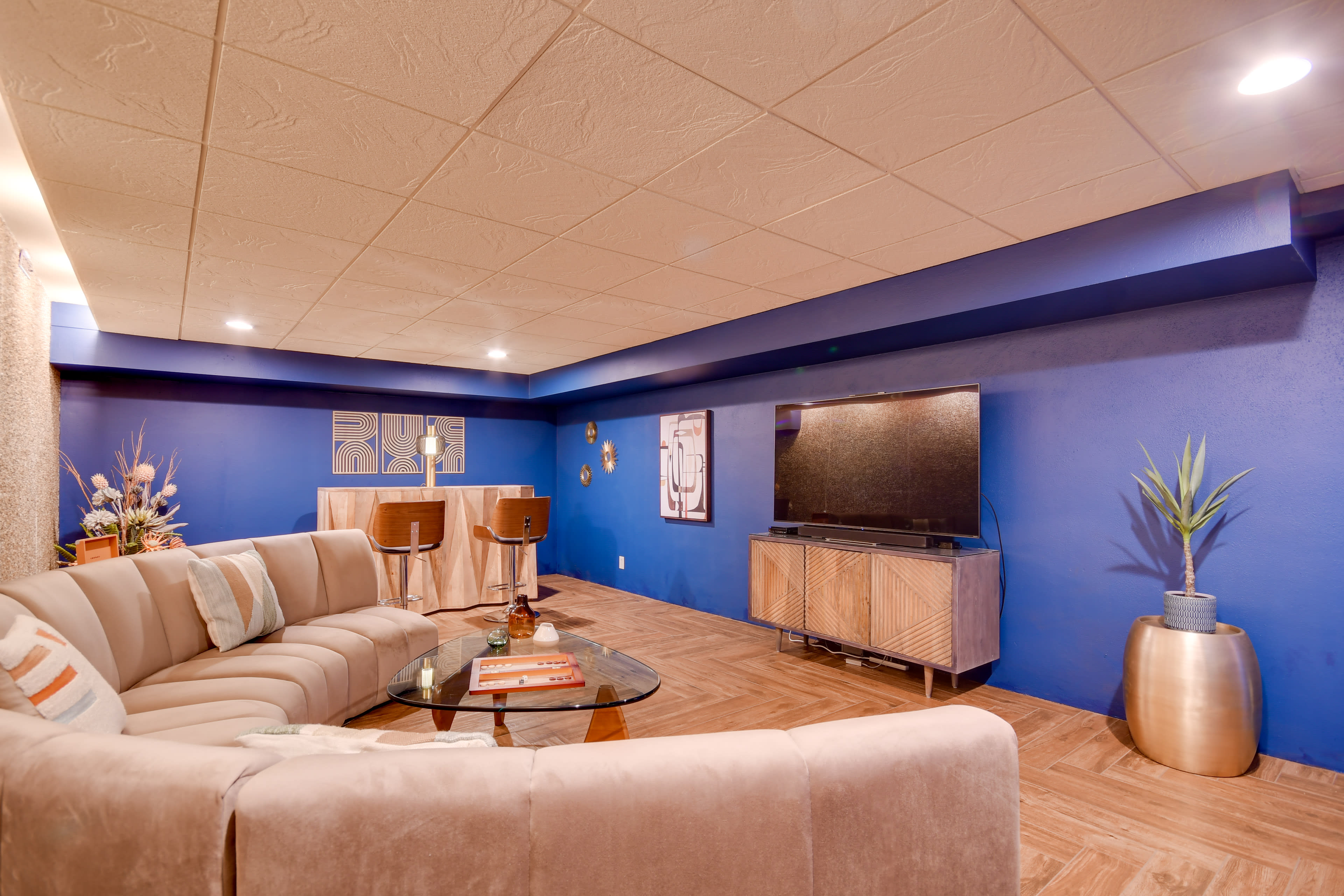 Media Room | Smart TV | Bar | Nintendo Video Game Console