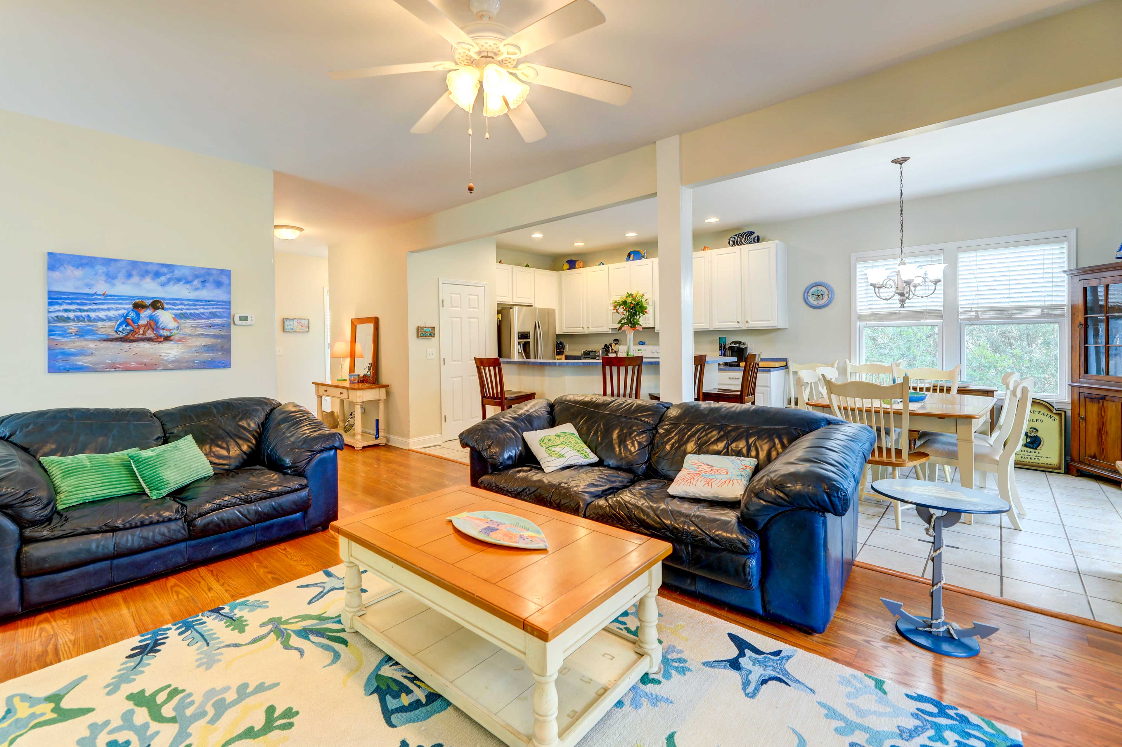 Surf City Vacation Rental | 4BR | 3BA | 1,920 Sq Ft | Stairs Required to Access