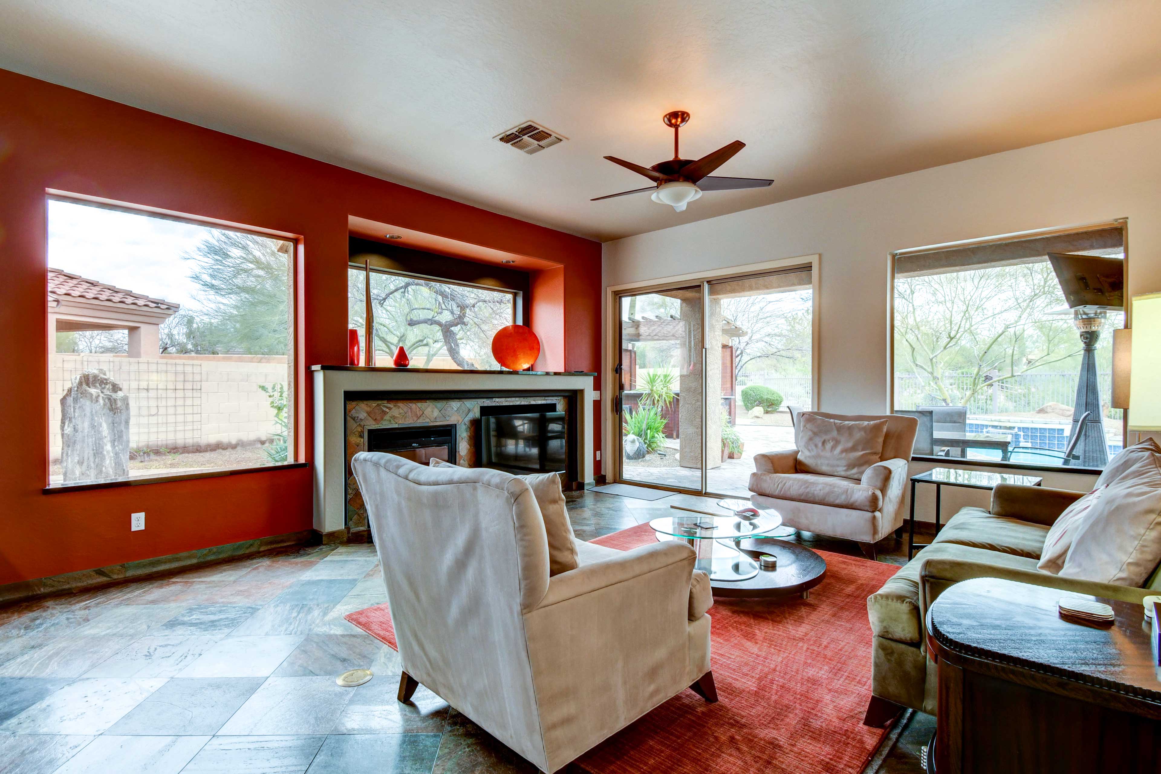 Living Room | Books | Board Games | Fireplace