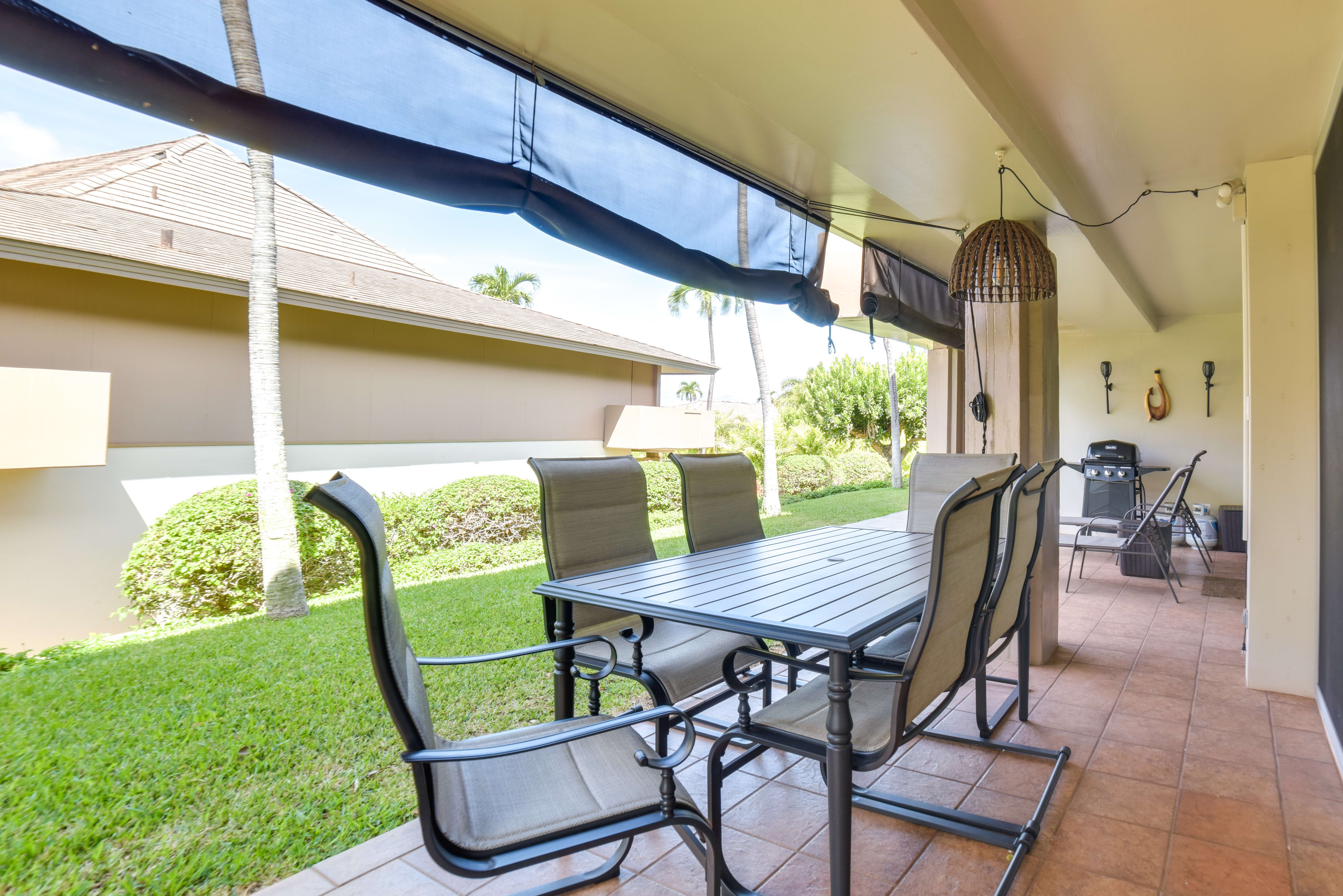 Private Lanai | Outdoor Dining | Gas Grill