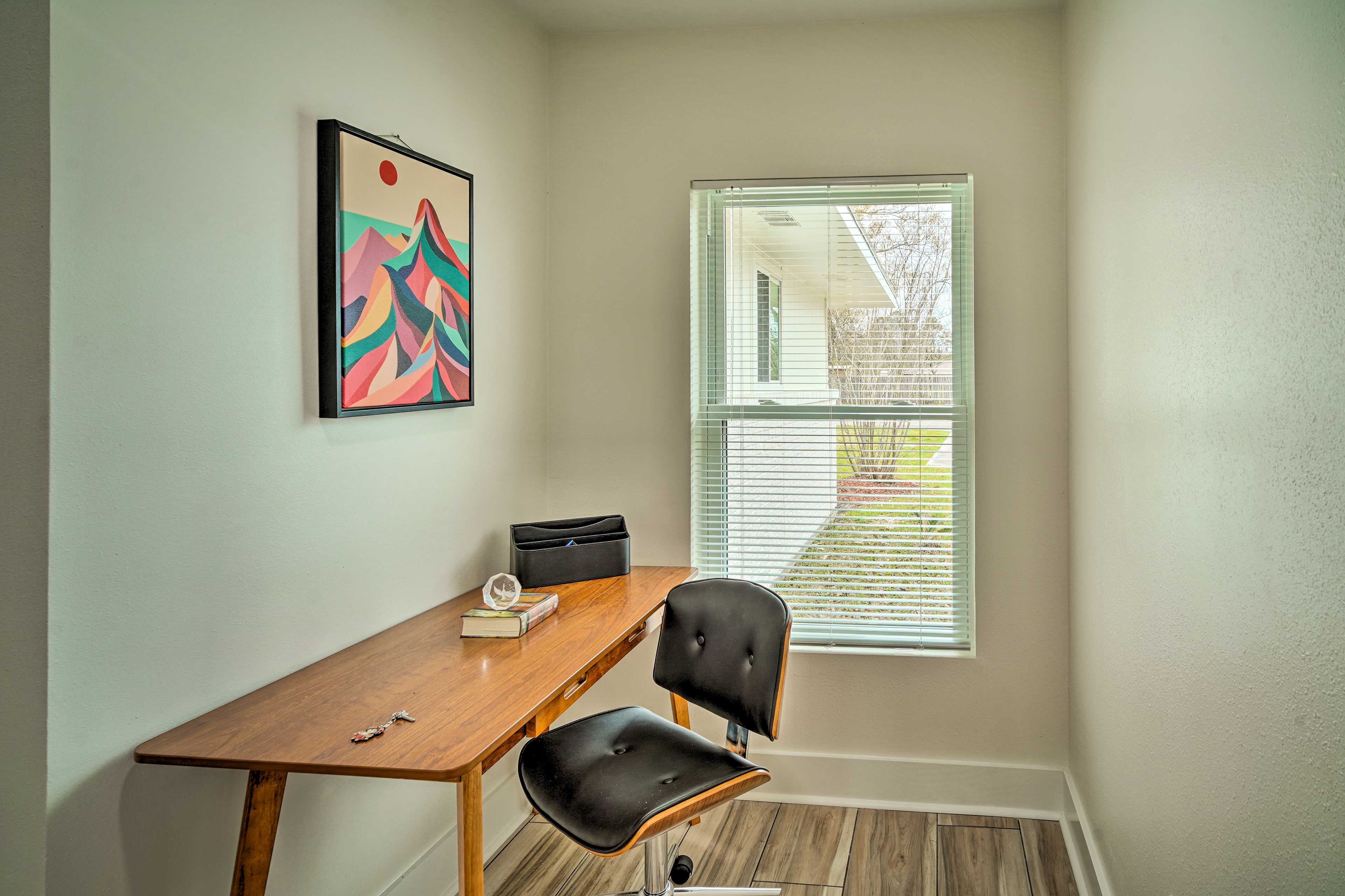 Laptop-Friendly Desk