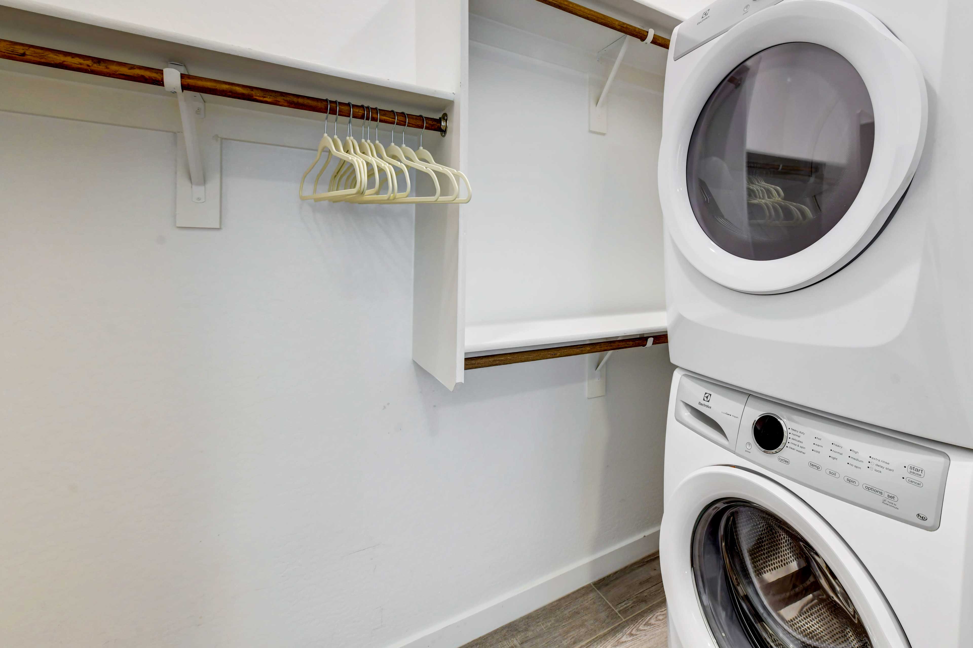 Washer & Dryer | Detergent Provided