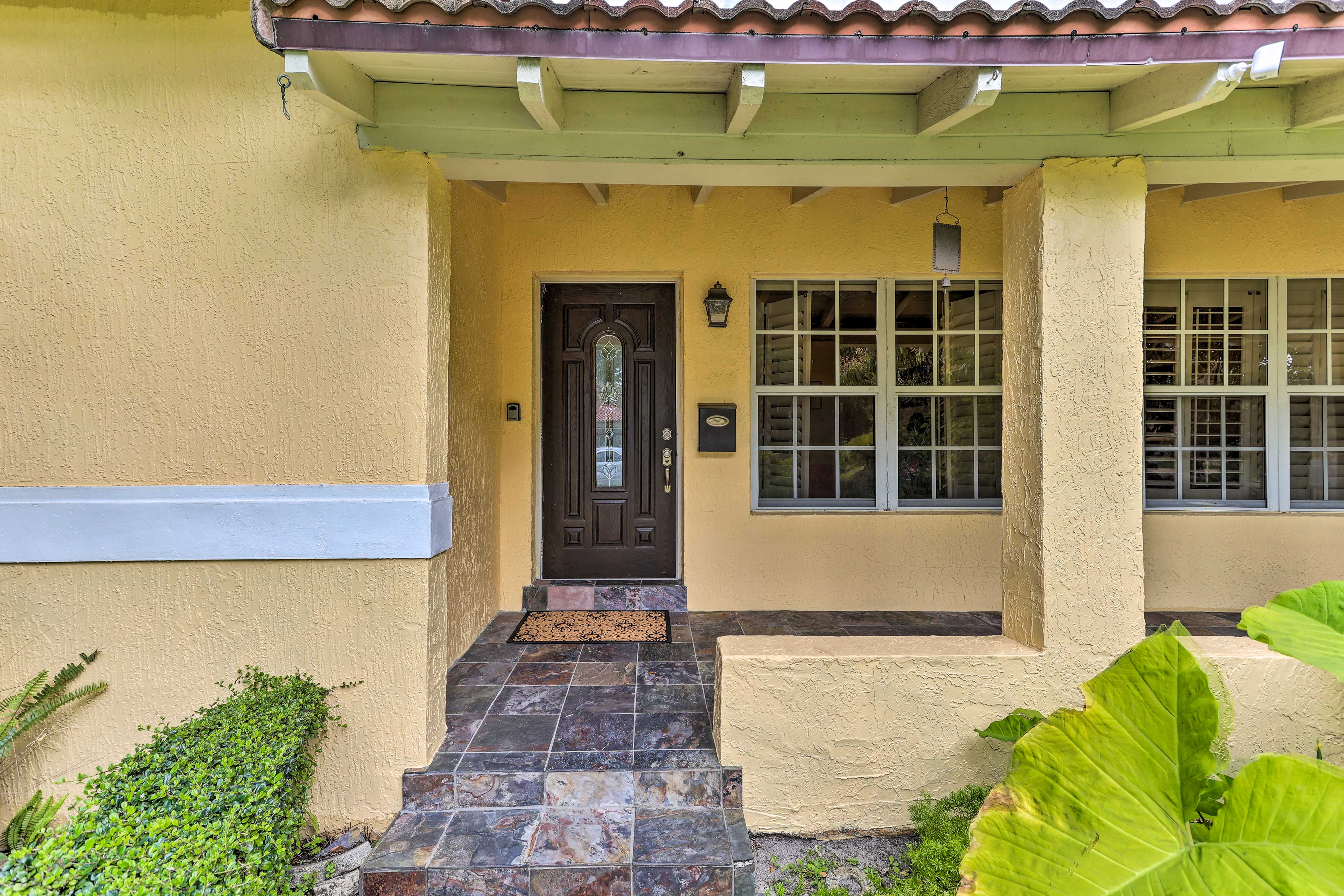 Covered Porch | 1 External Security Camera (Facing Out)