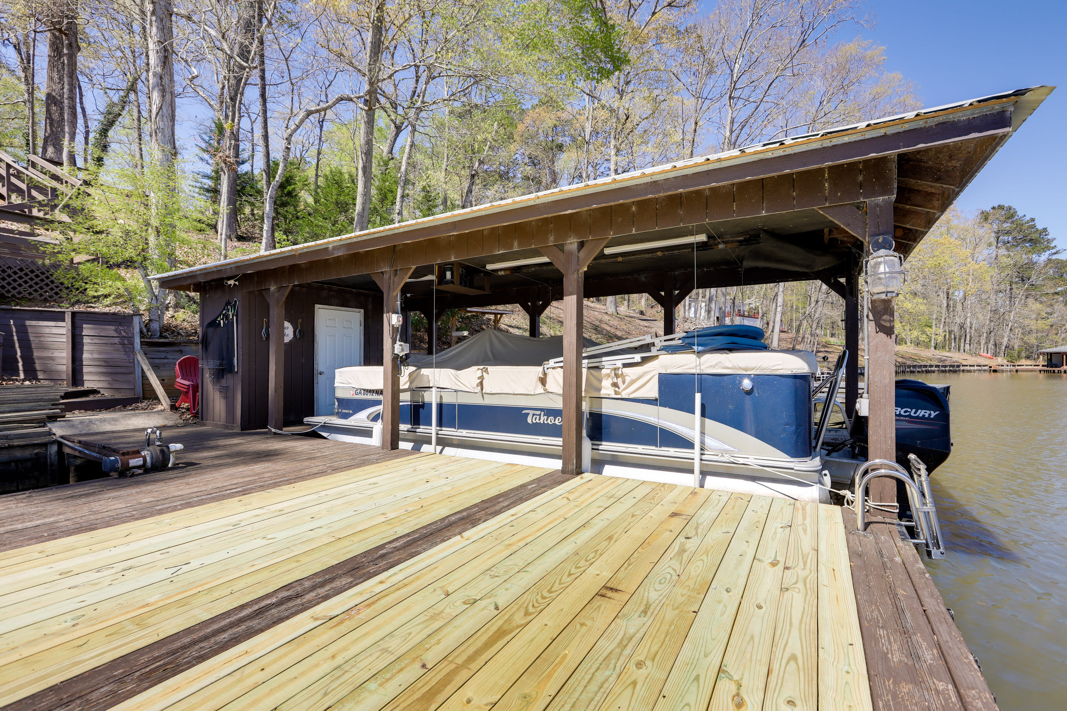 House Exterior | Private Boat Dock | Boat Not Available For Use