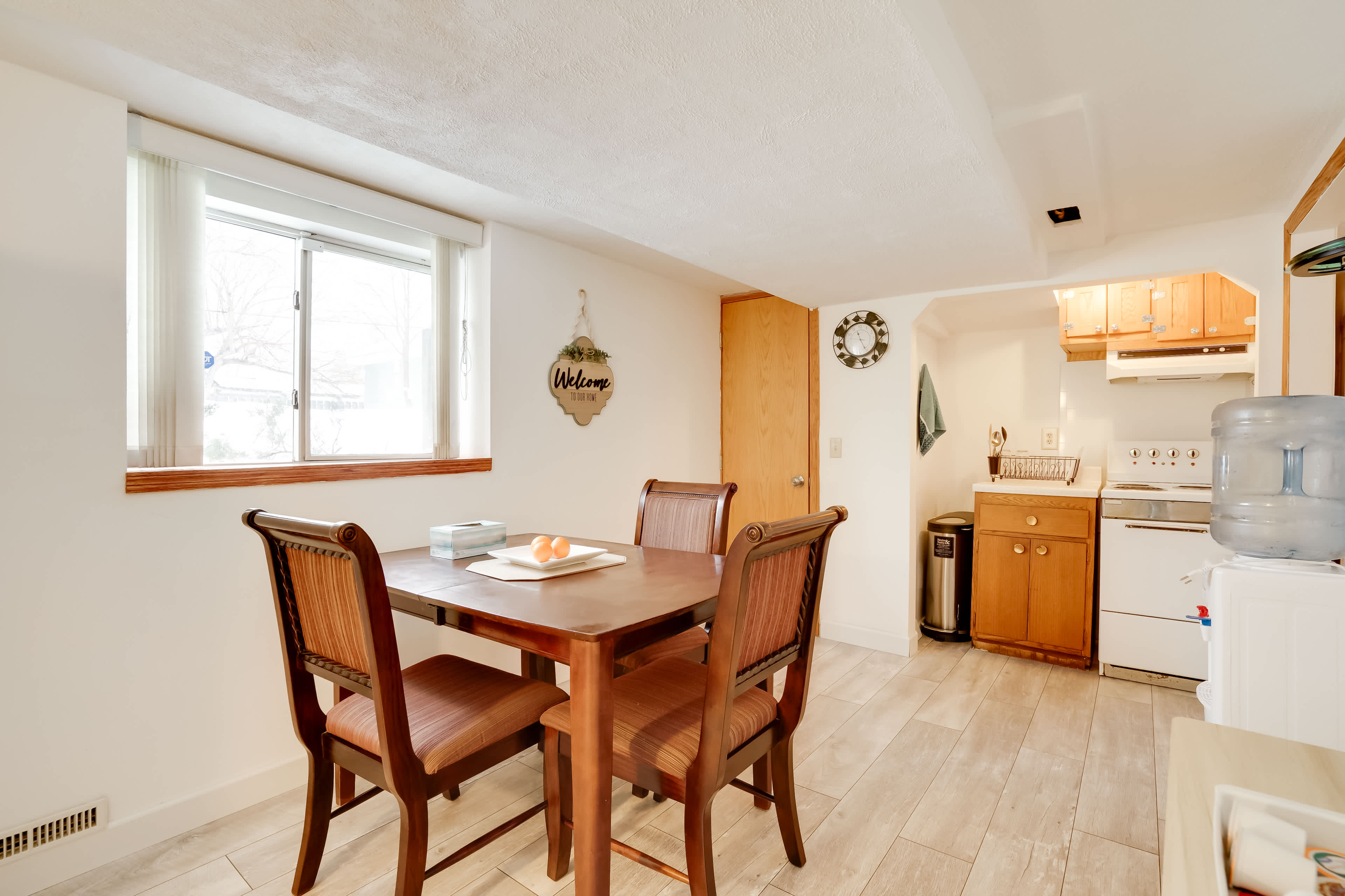 Dining Area | Lower-Level Apartment