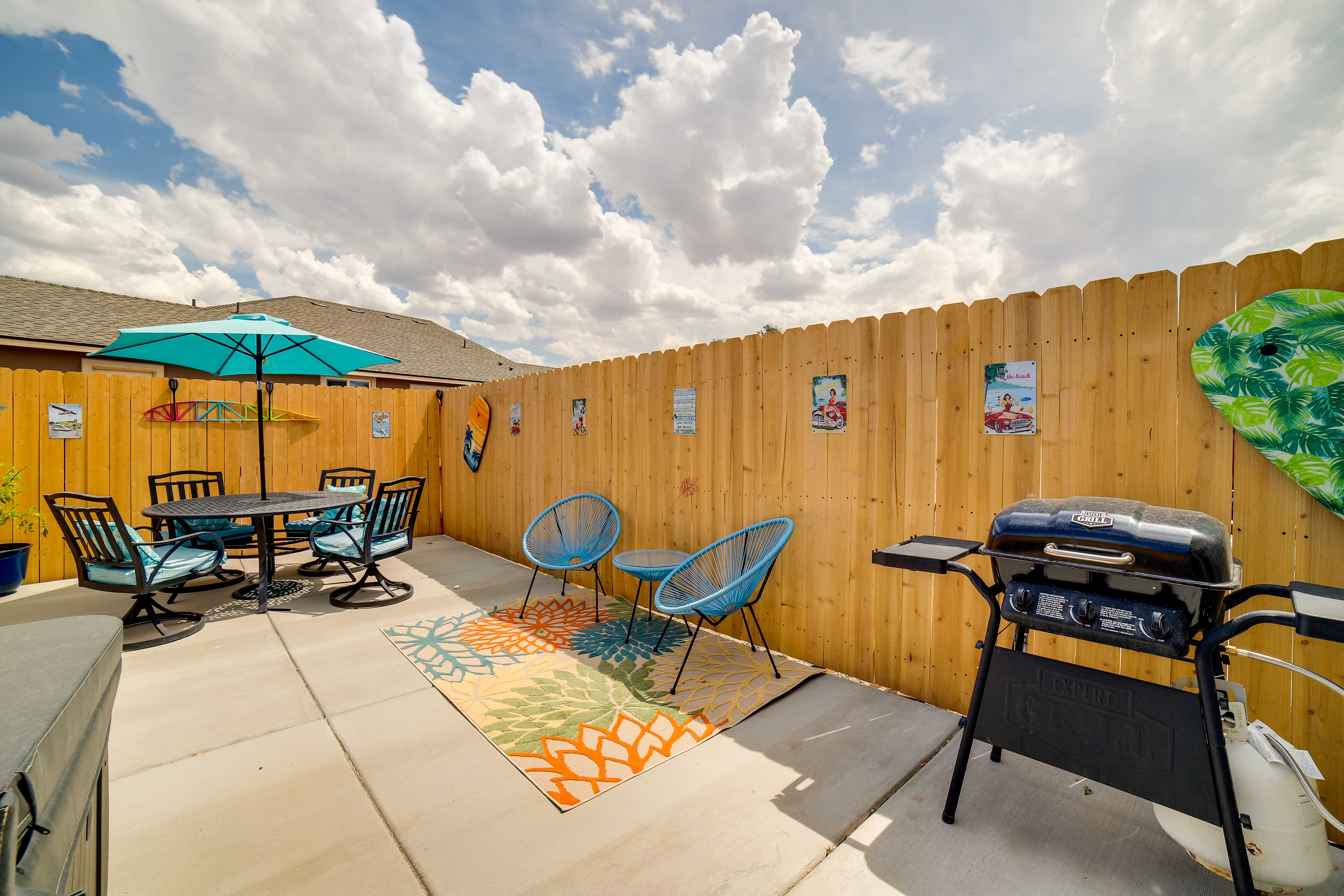 Private Patio | Outdoor Dining Area | Gas Grill