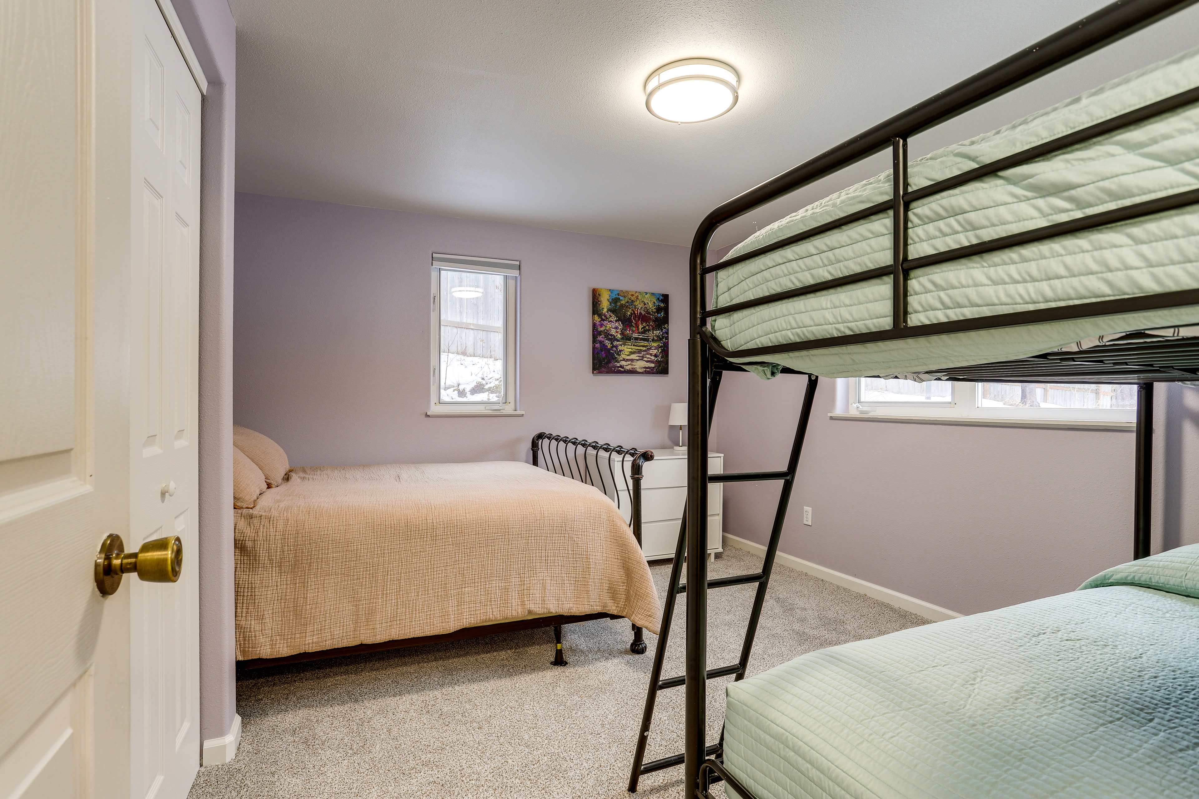 Bedroom 2 | Queen Bed | Twin Bunk Bed