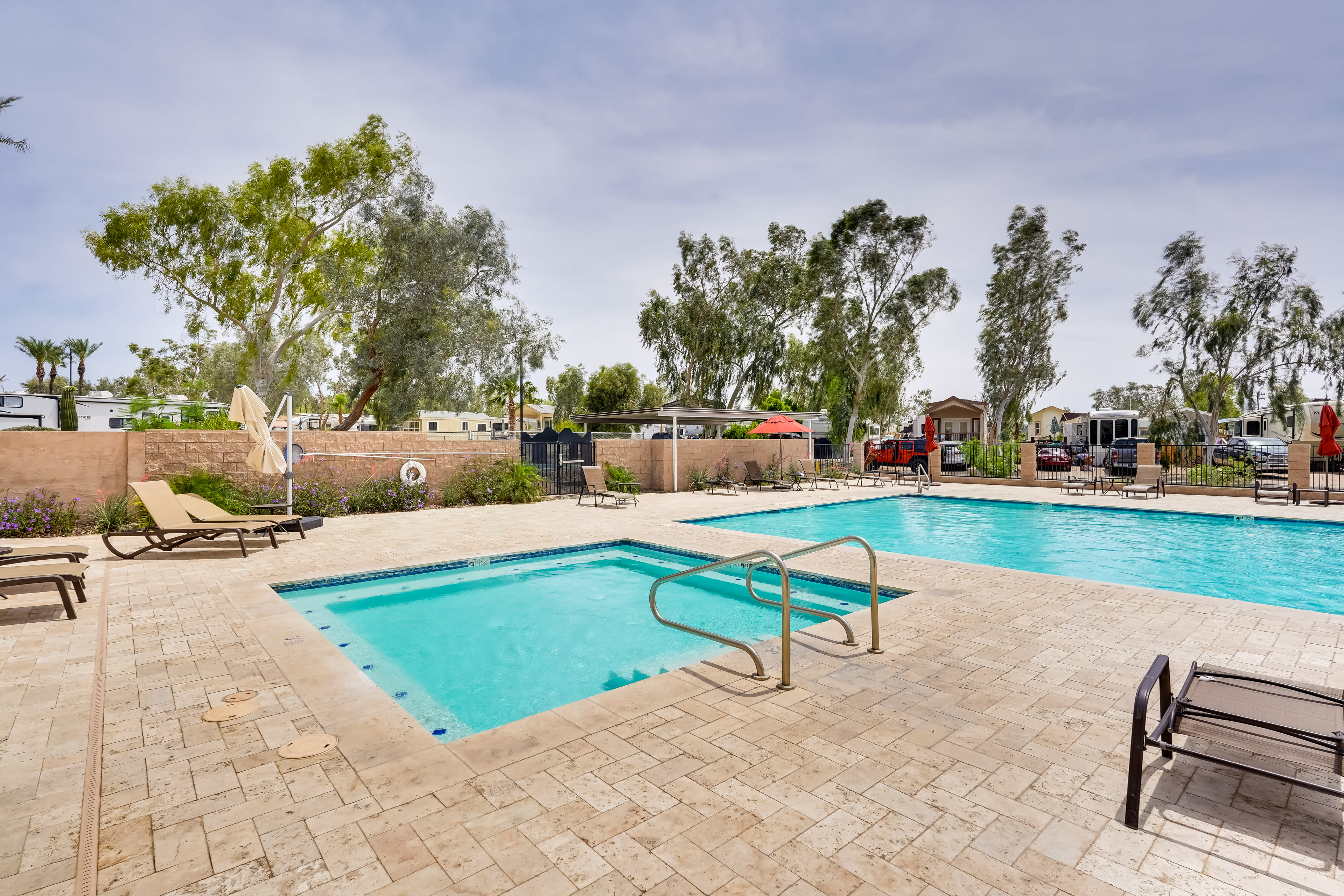 Silver View RV Resort Amenities | Heated Outdoor Pool | 2 Hot Tubs