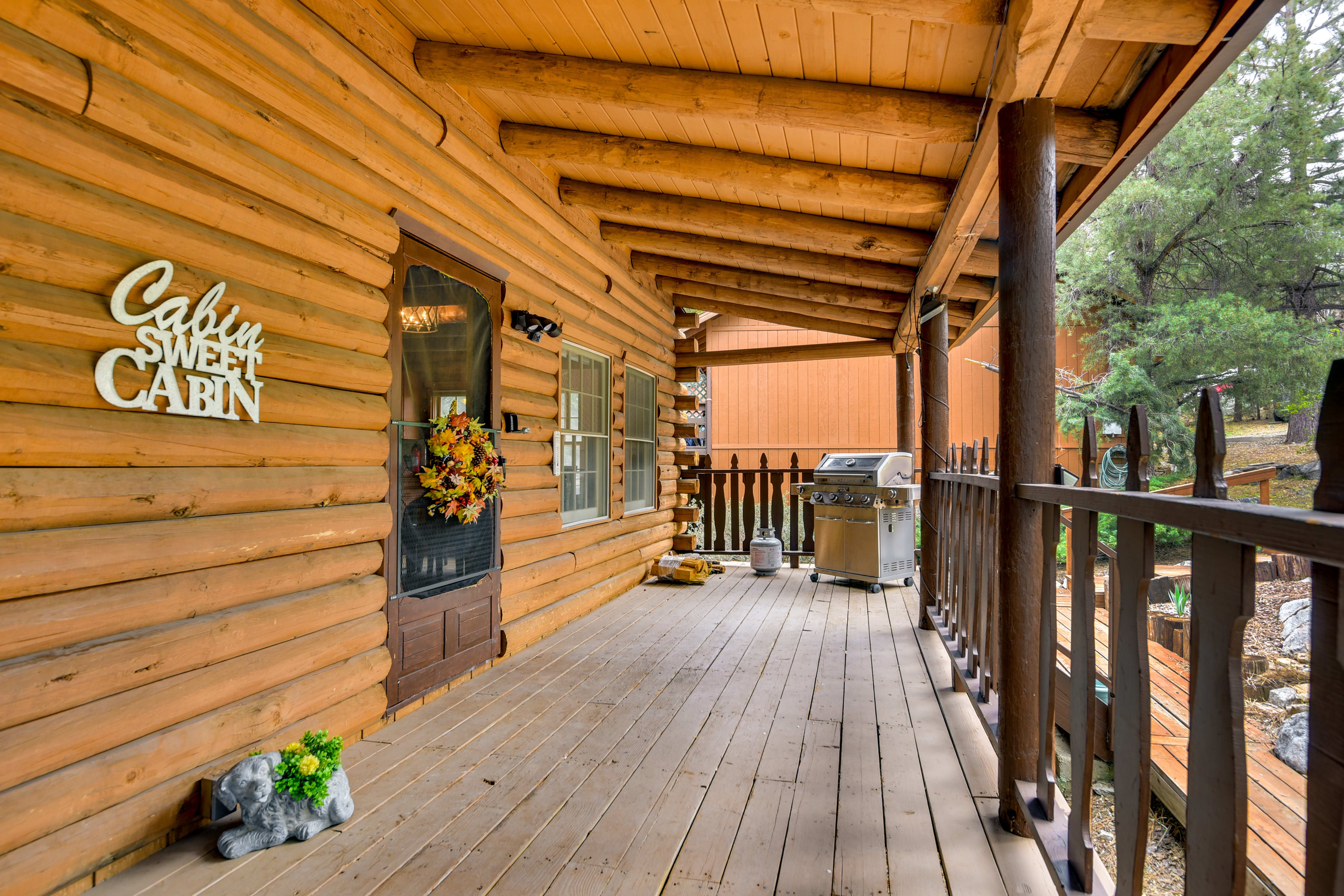 Front Deck | Gas Grill | Swings