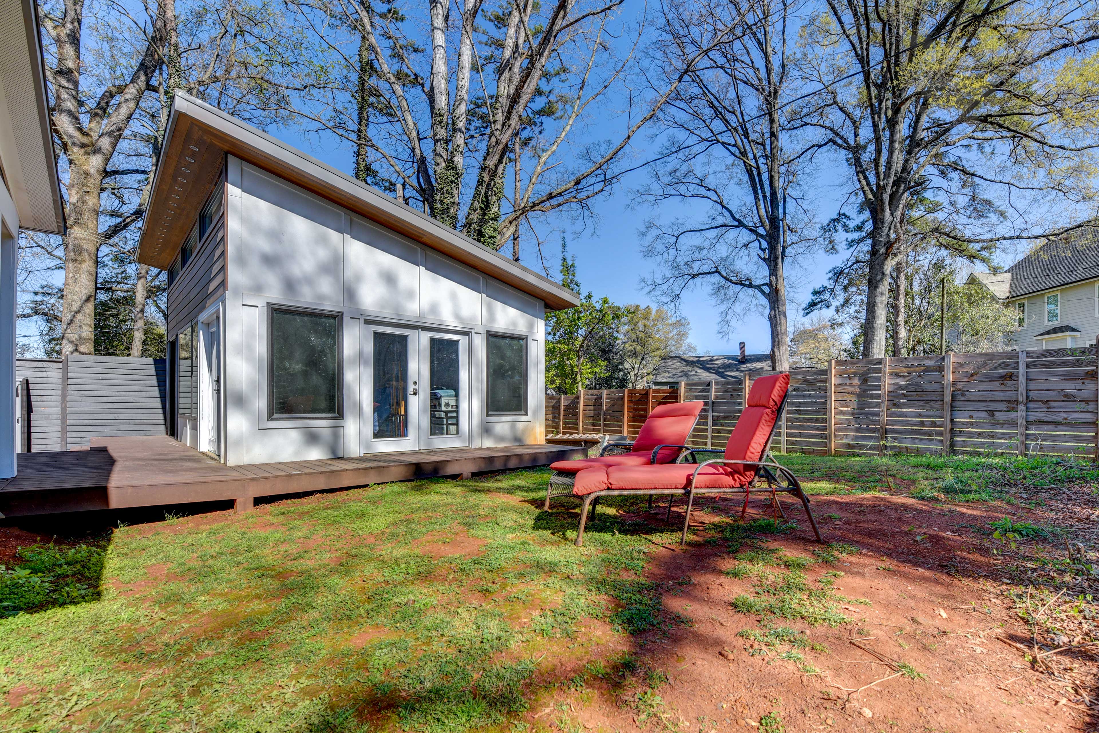 Fenced Backyard | Recreation Shed