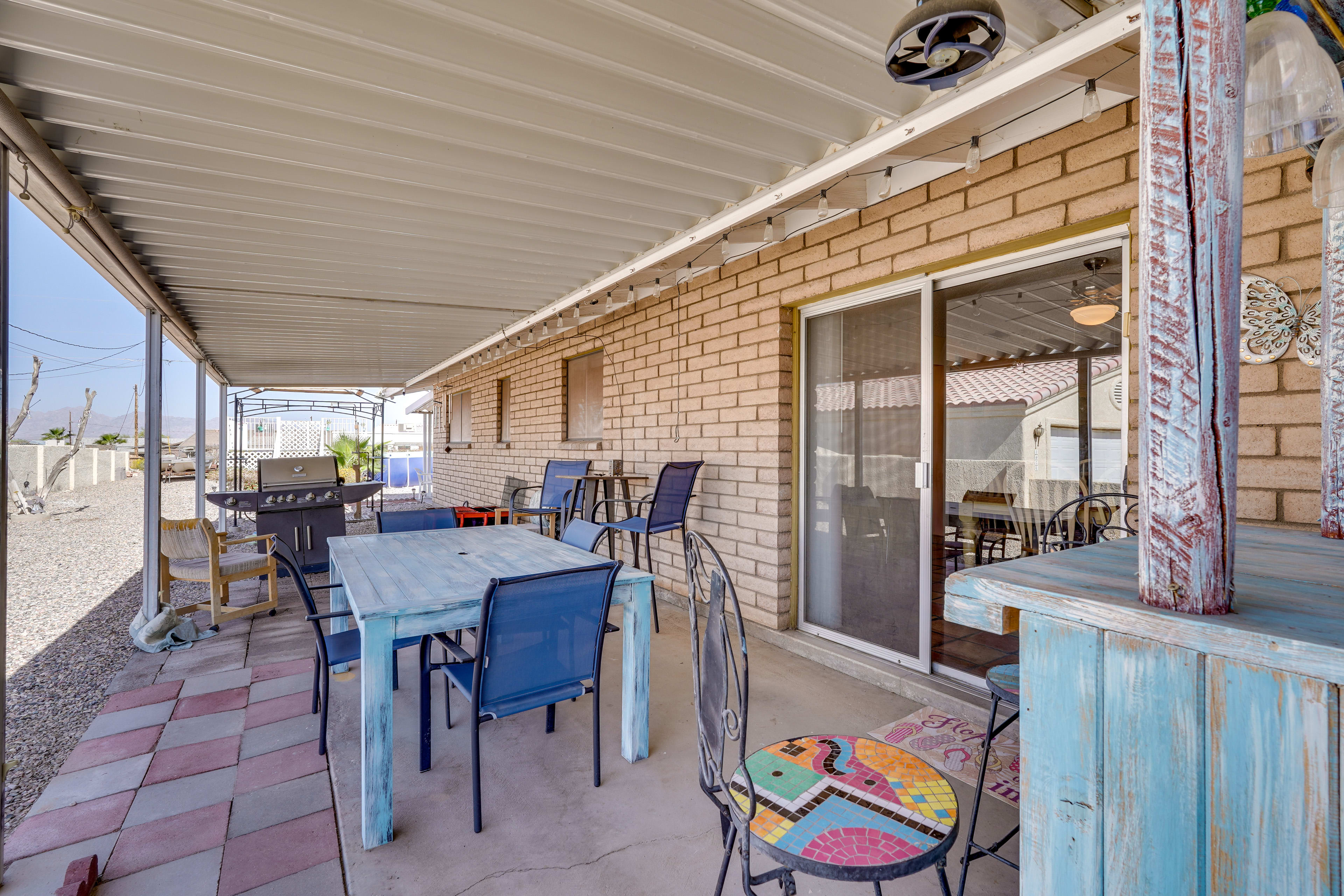 Private Patios | Gas Grill | Outdoor Dining Areas