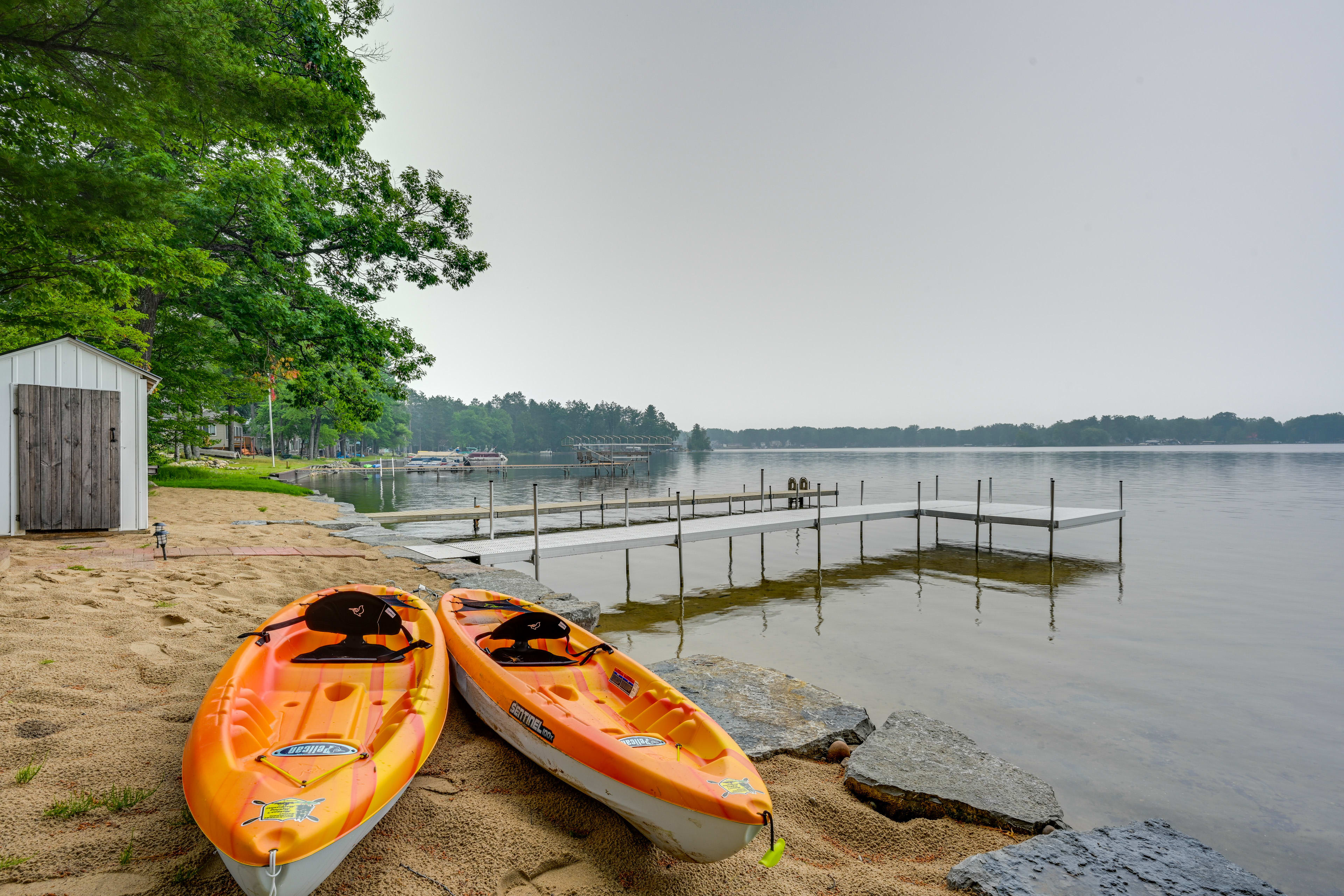 Private Dock | Kayaks Provided