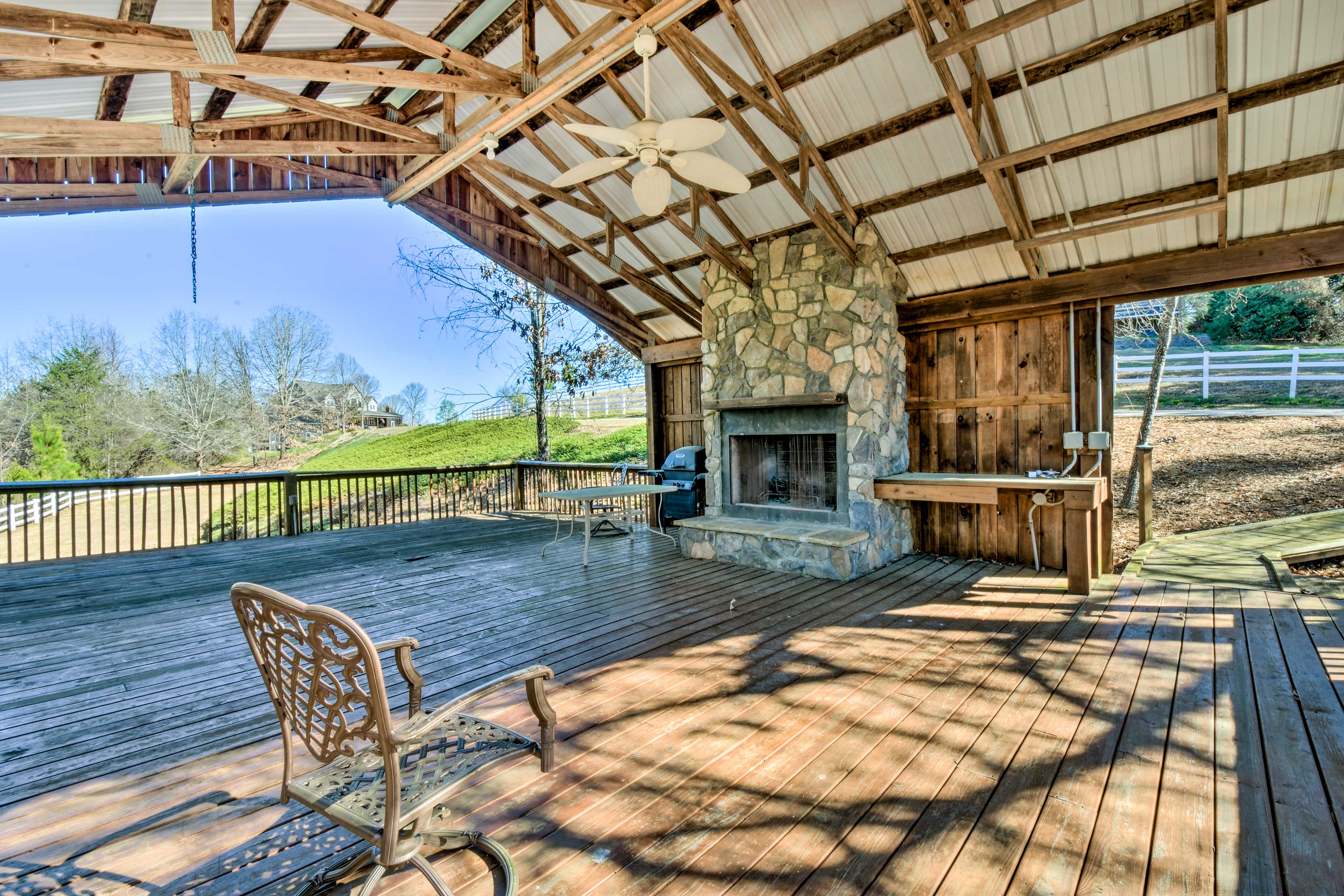 Neighborhood Pavilion | Wood-Burning Fireplace | Grill