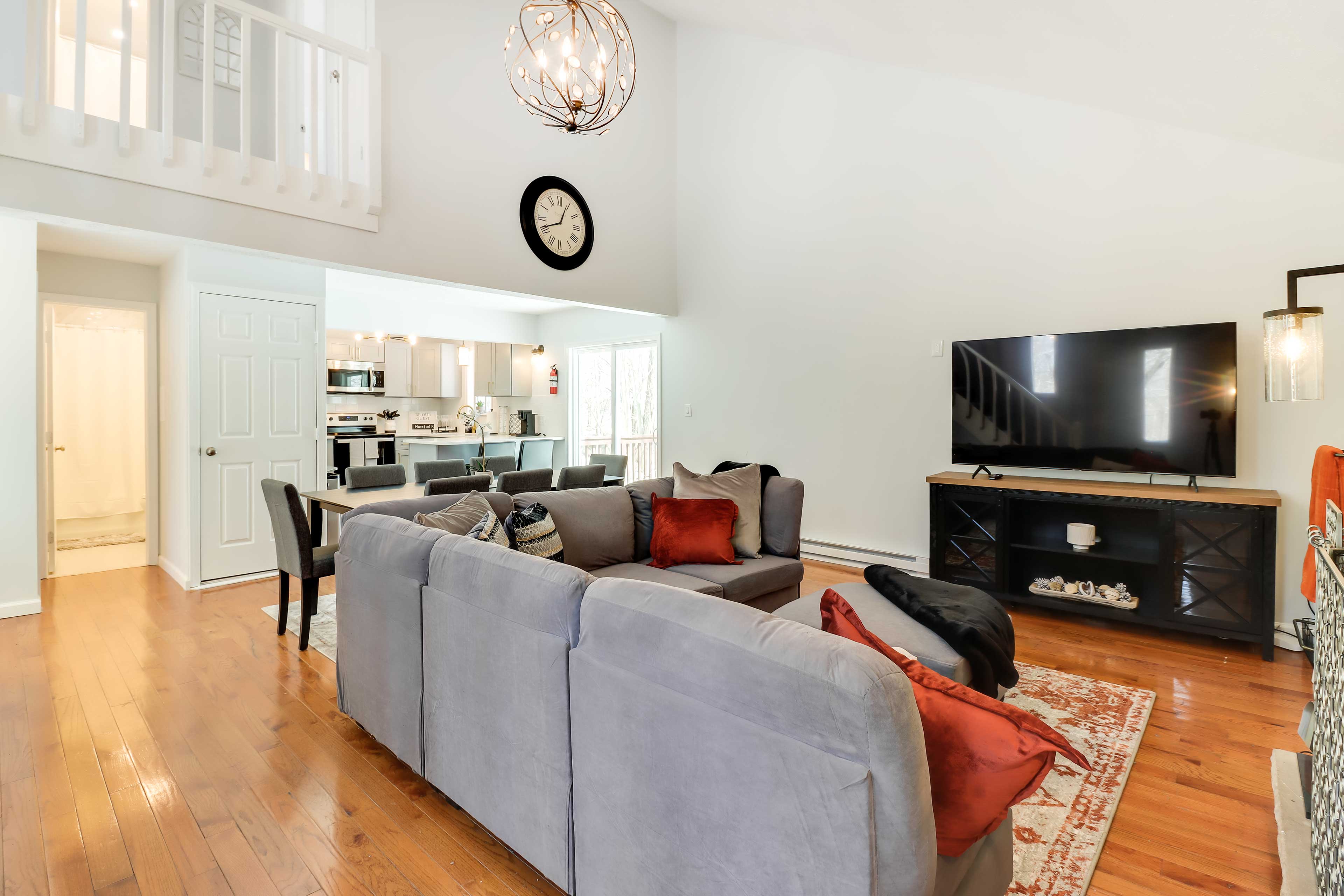 Living Room | Full Sleeper Sofa | Fireplace | Smart TVs