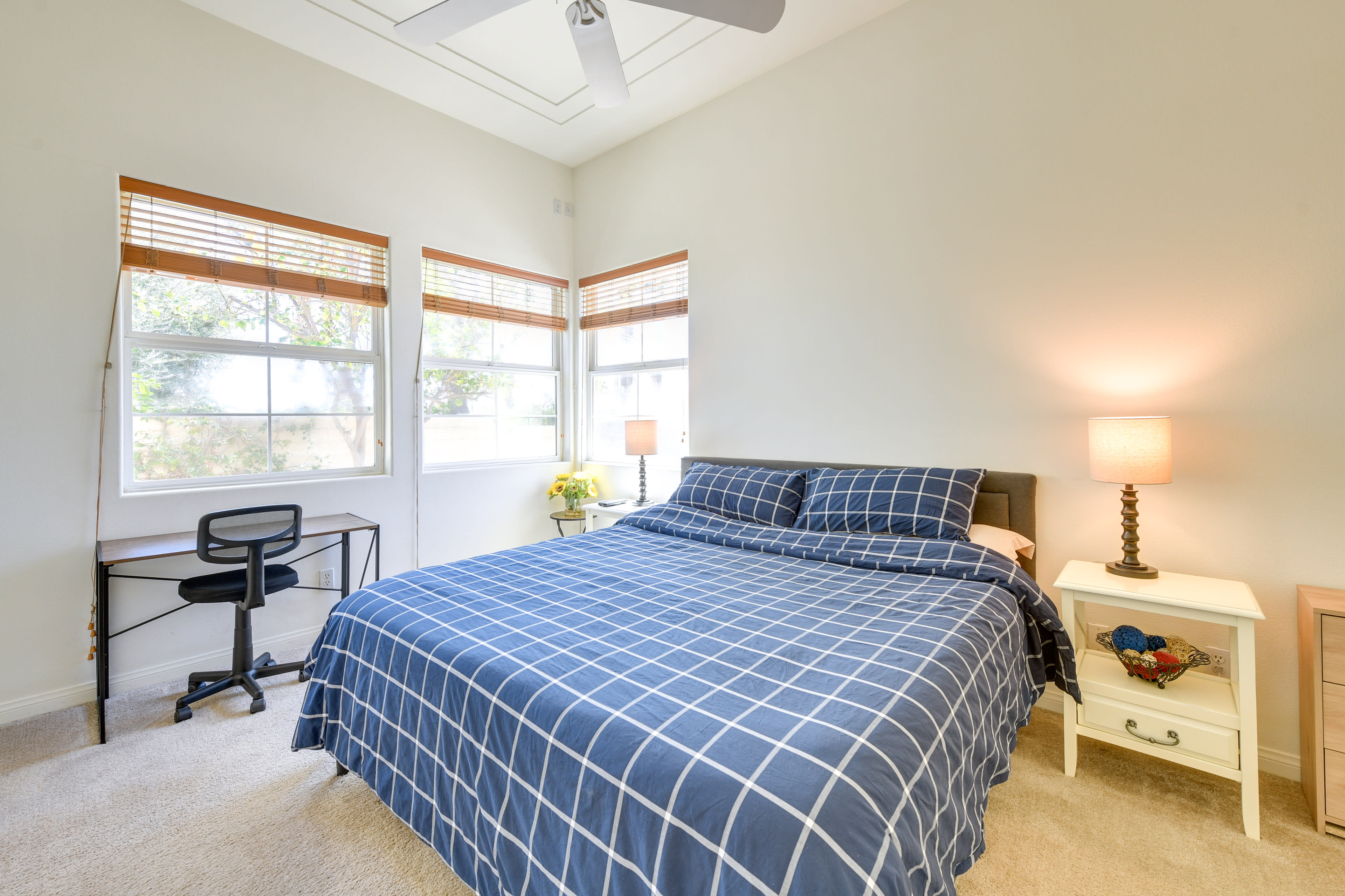 Bedroom 1 | King Bed | Linens Provided | Smart TV w/ Cable | En-Suite Bathroom