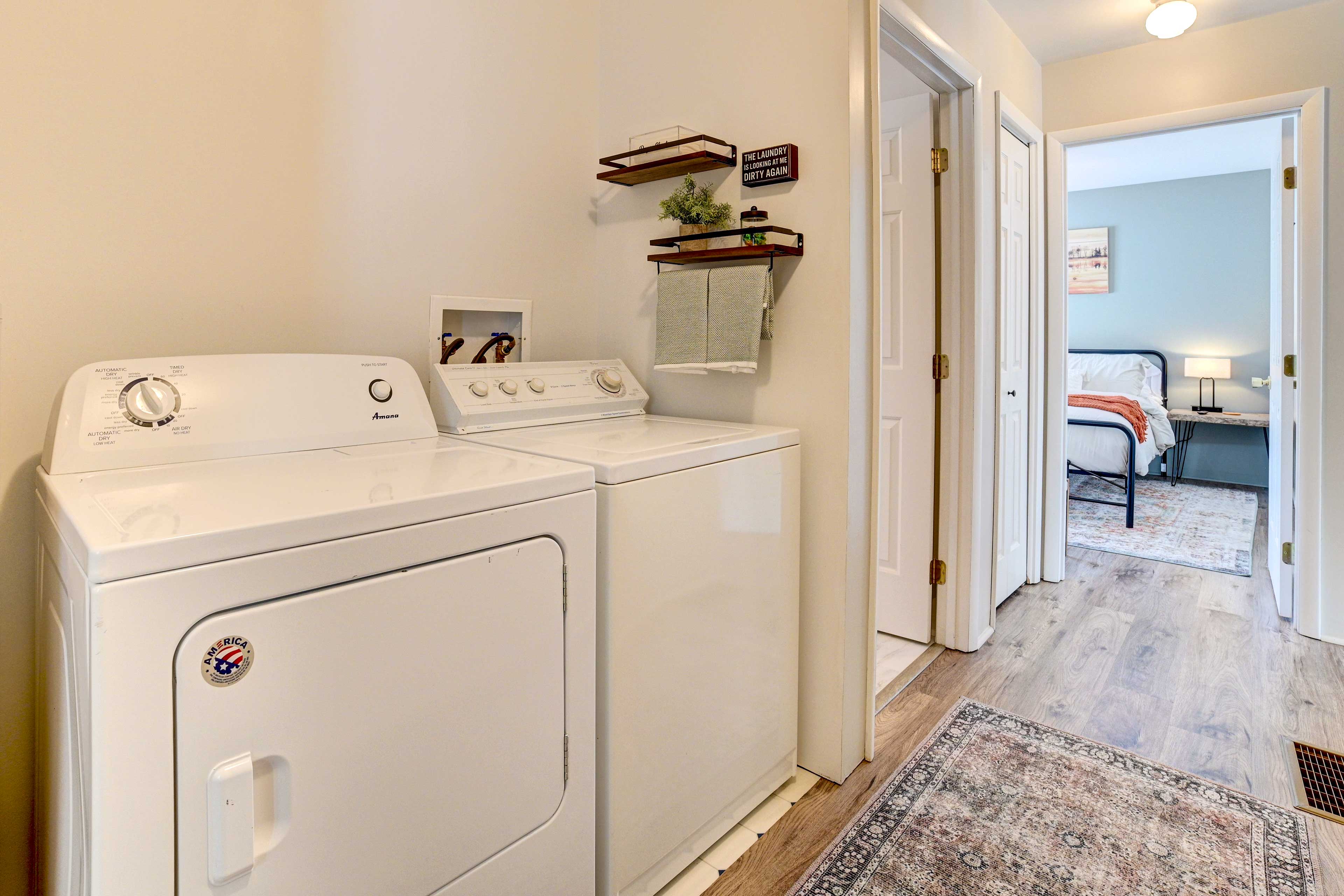 Laundry Area | Washer & Dryer