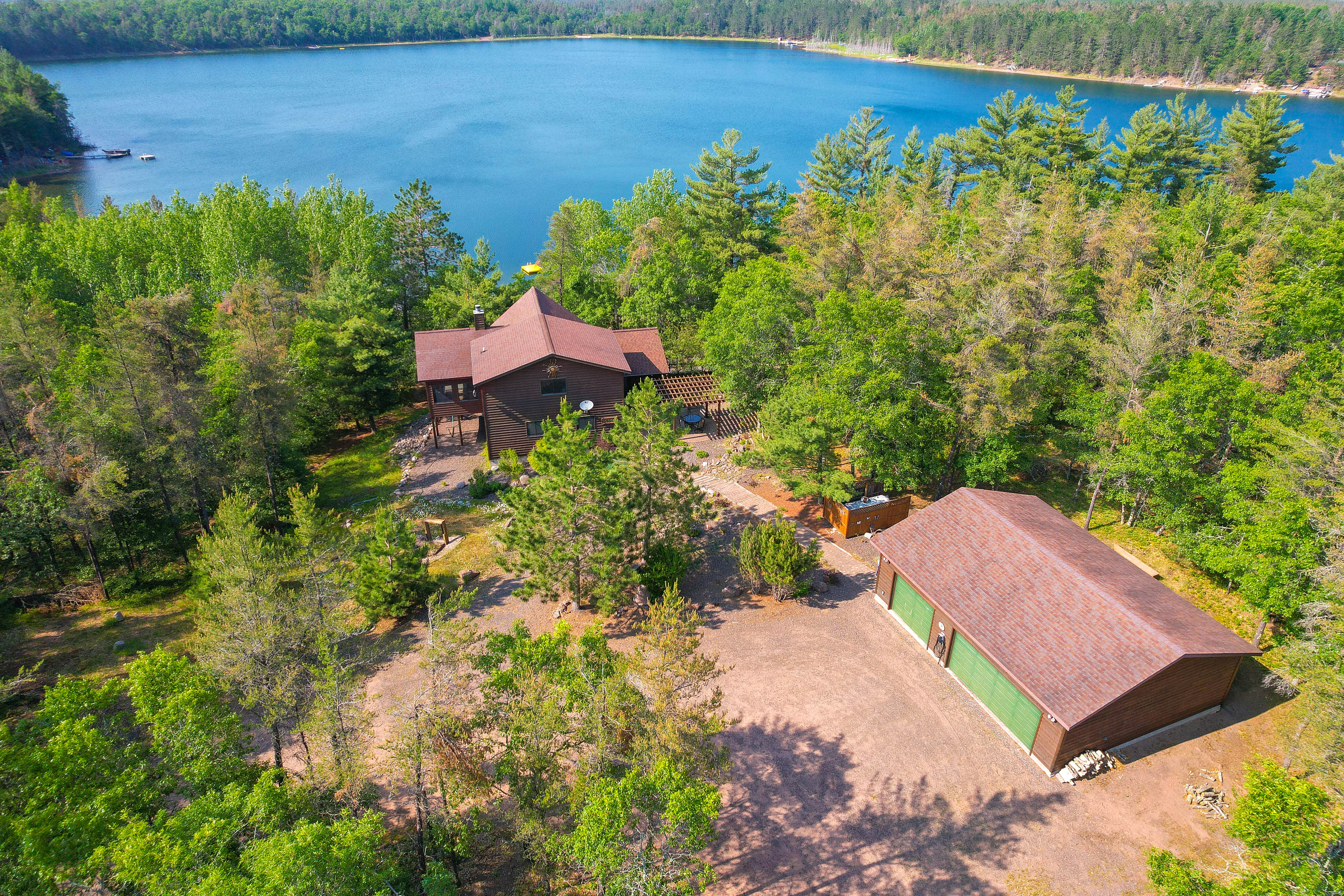 Aerial Property Views | Little Sand Lake Access