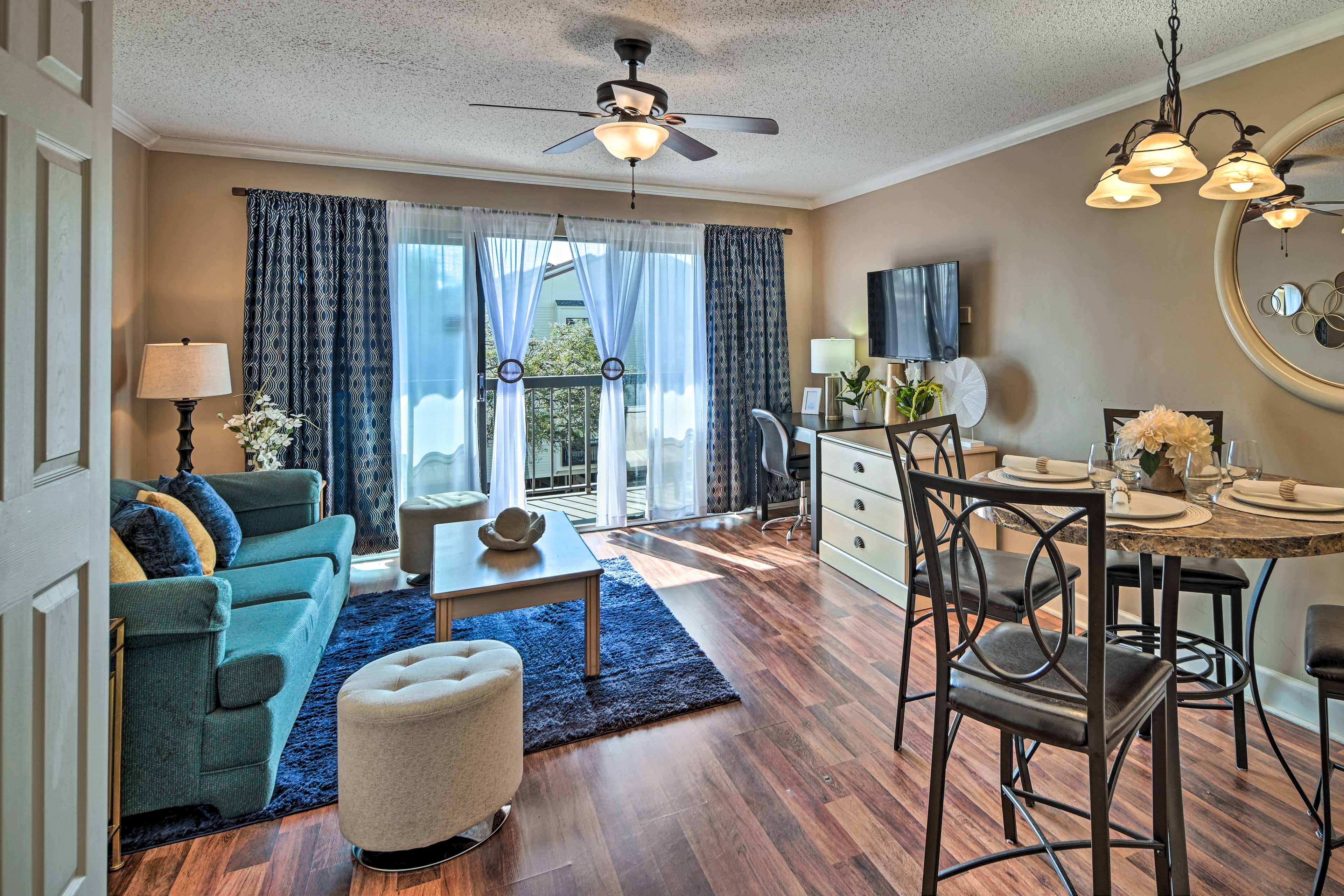 Myrtle Beach Vacation Rental | 1BR | 1.5BA | 559 Sq Ft | Step-Free Access