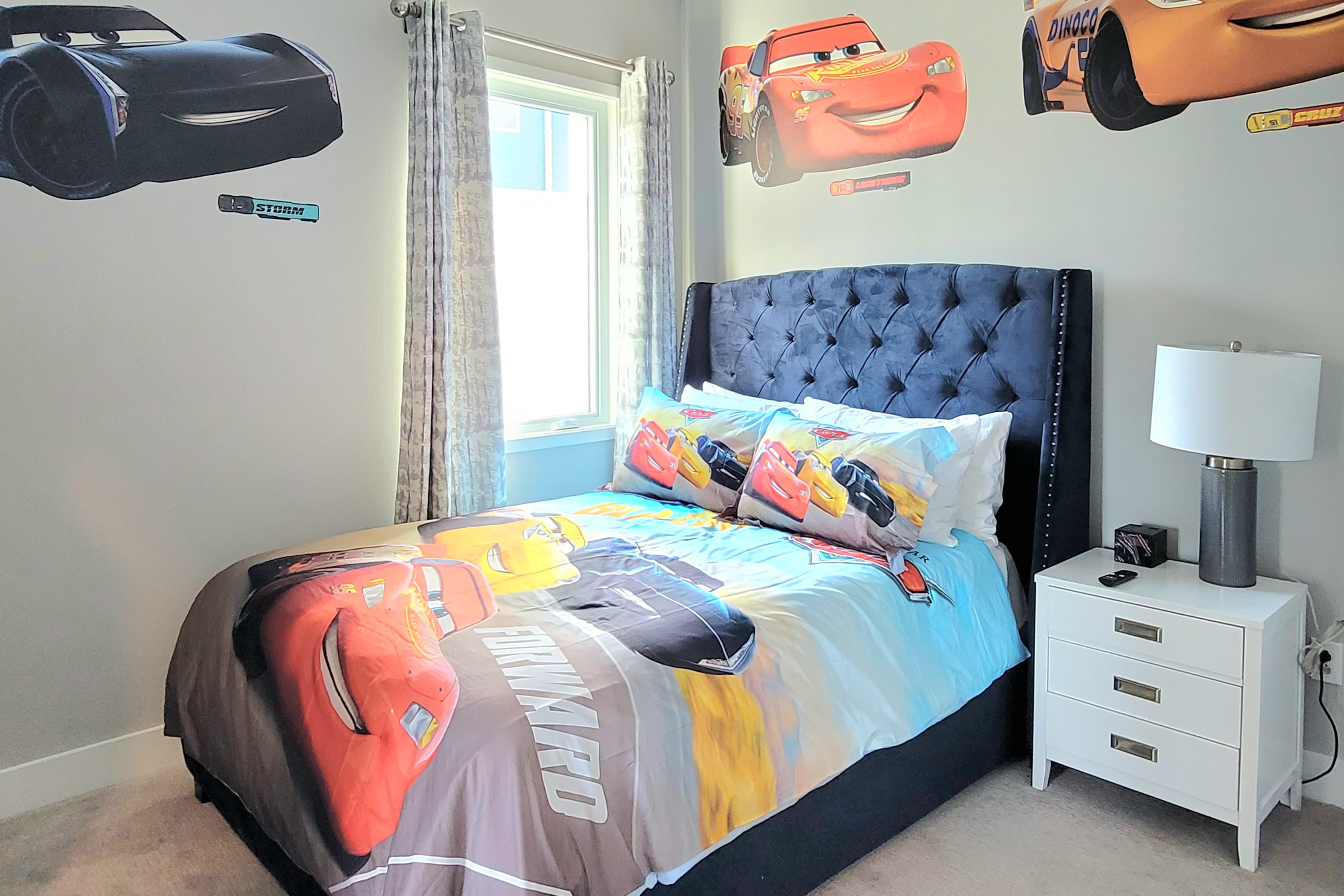 Bedroom 4 | Queen Bed | Cars Theme