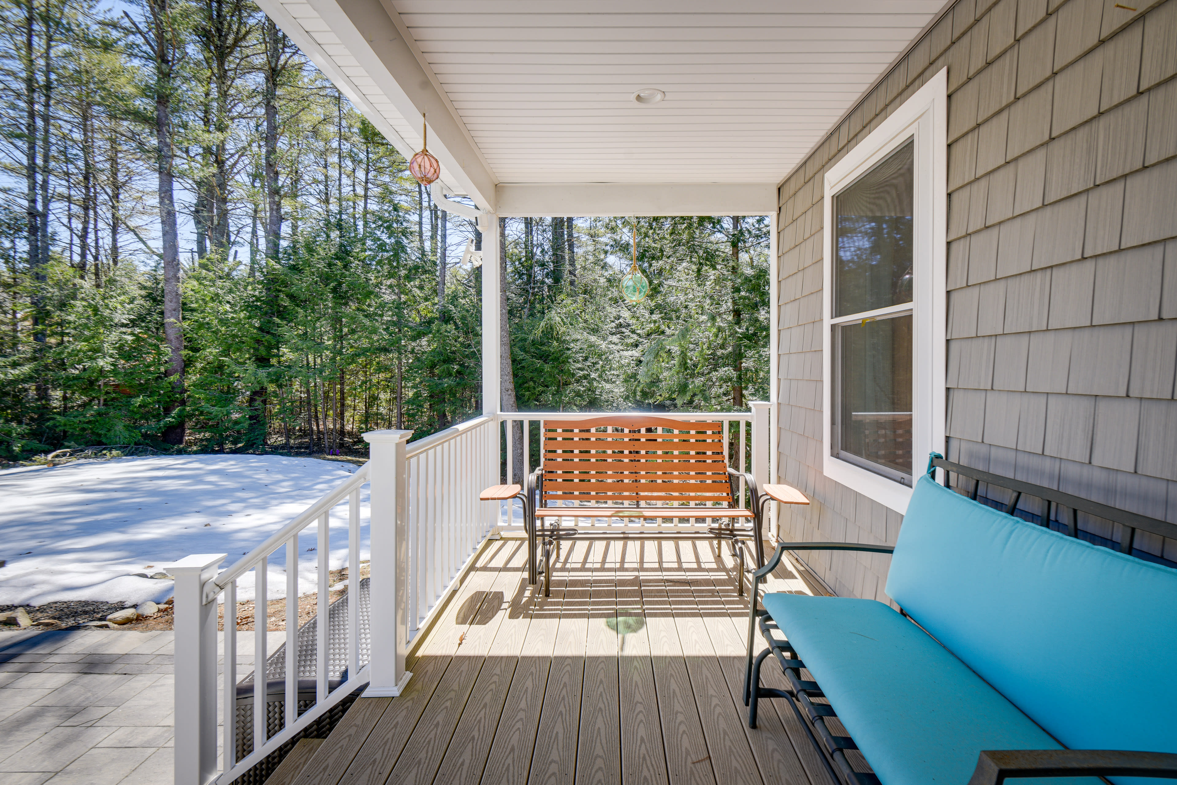 Front Porch | Wooded Views