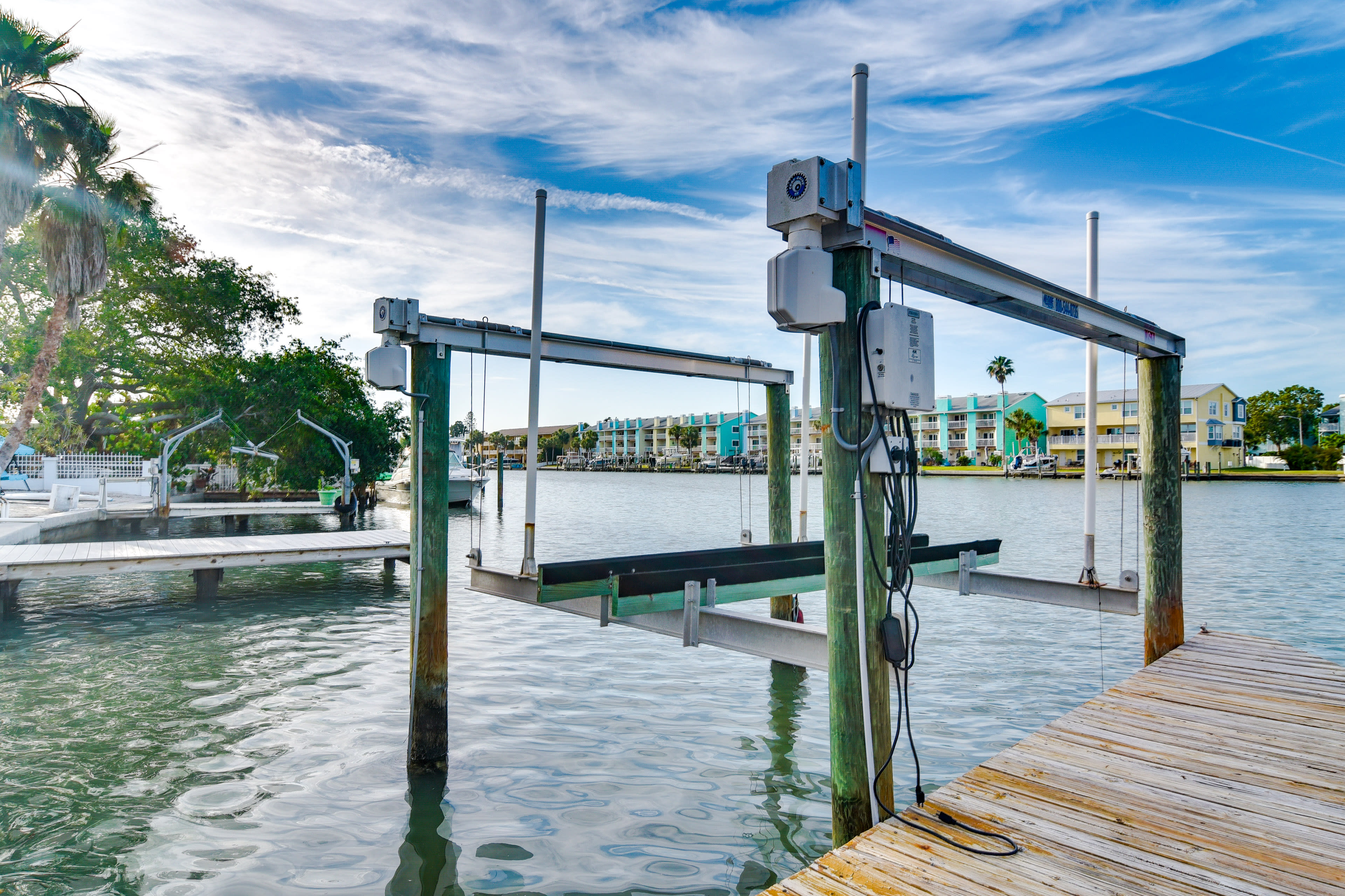 Private Swimming Dock | Boat Lift | Canal Access