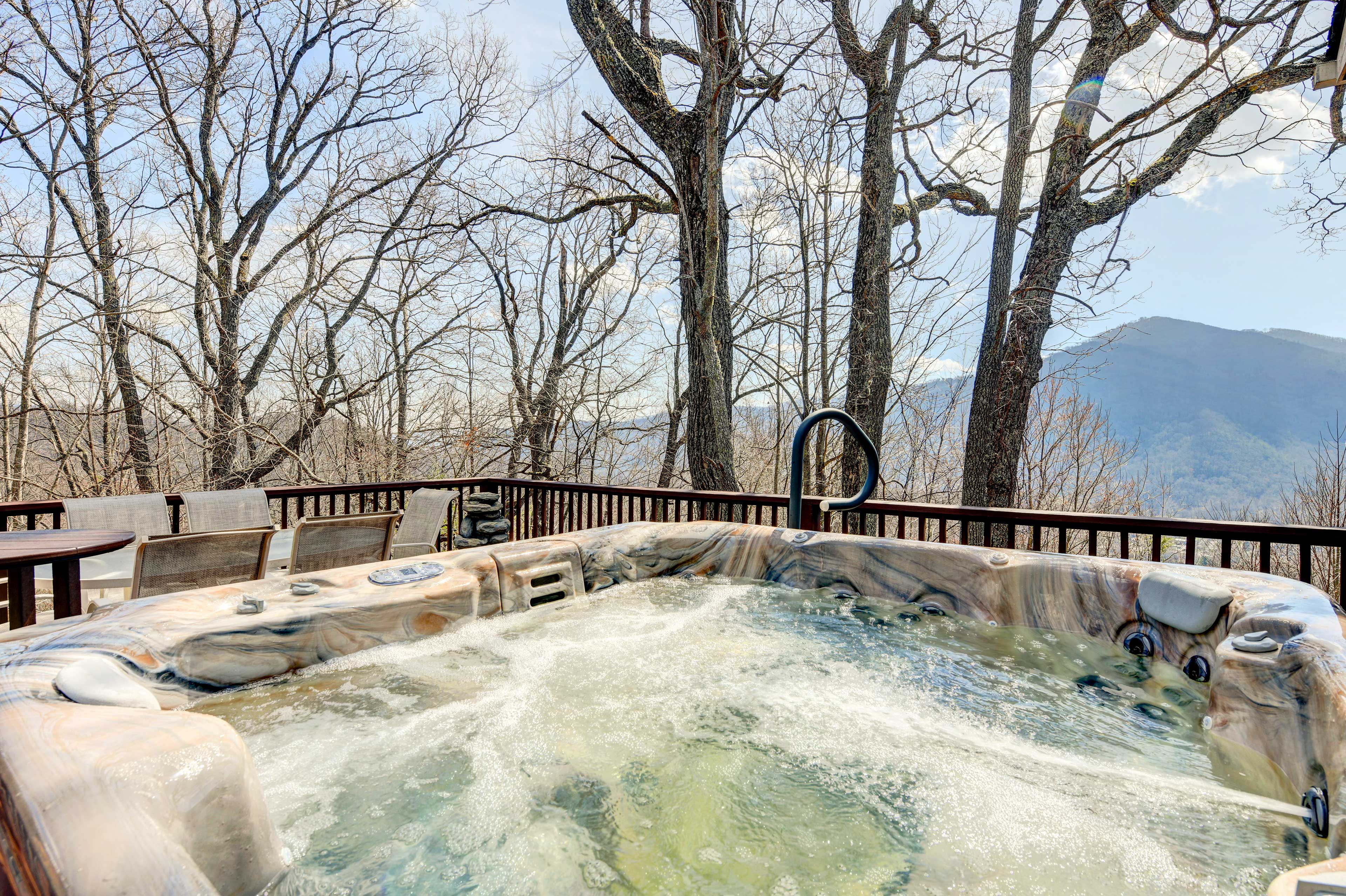 Stunning Maggie Valley Getaway w/ Decks, Fire Pit!