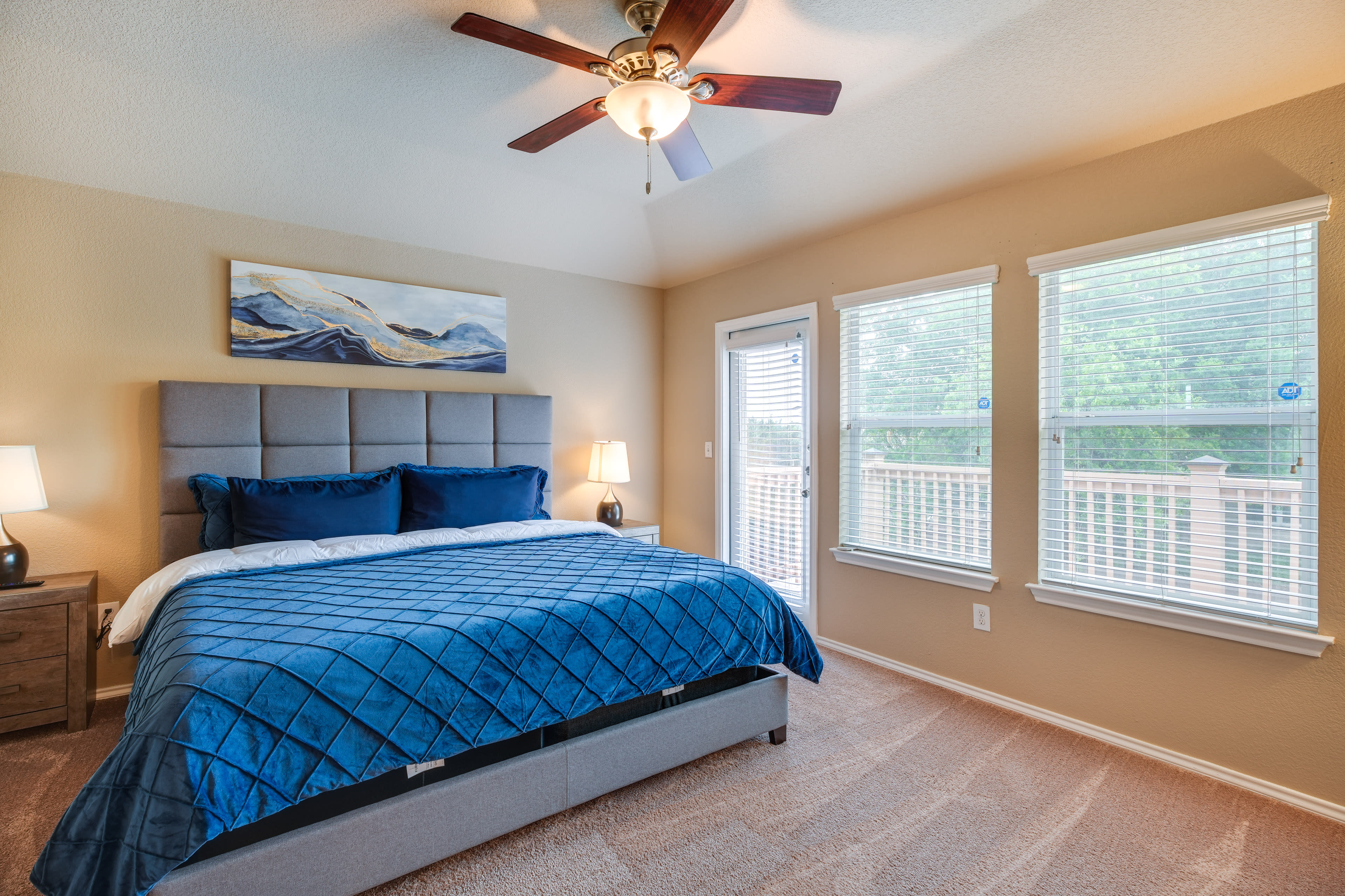 Bedroom 1 | King Bed | Smart TV | Linens Provided | En-Suite Bathroom