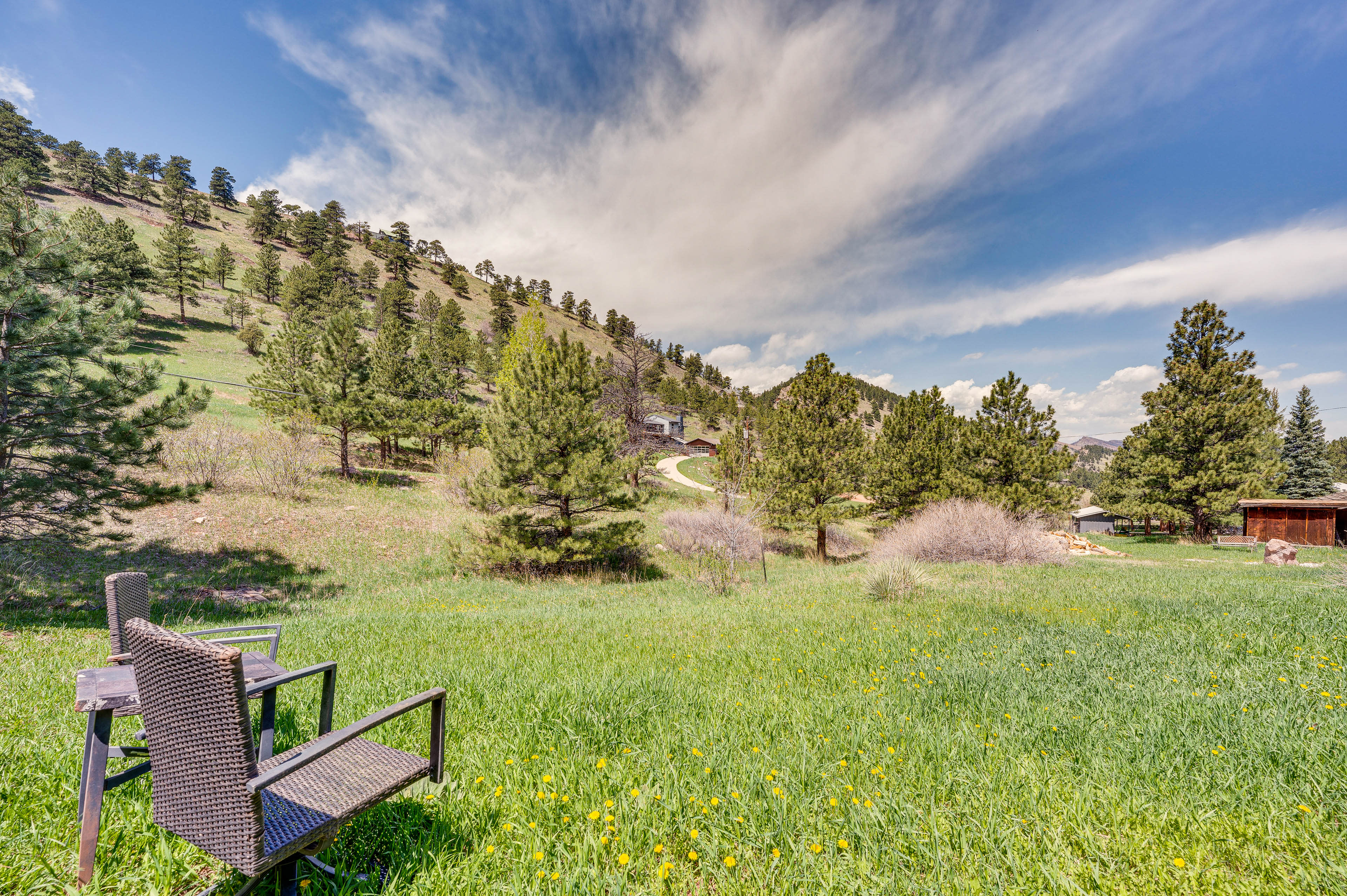 Yard Area | Mountain Views