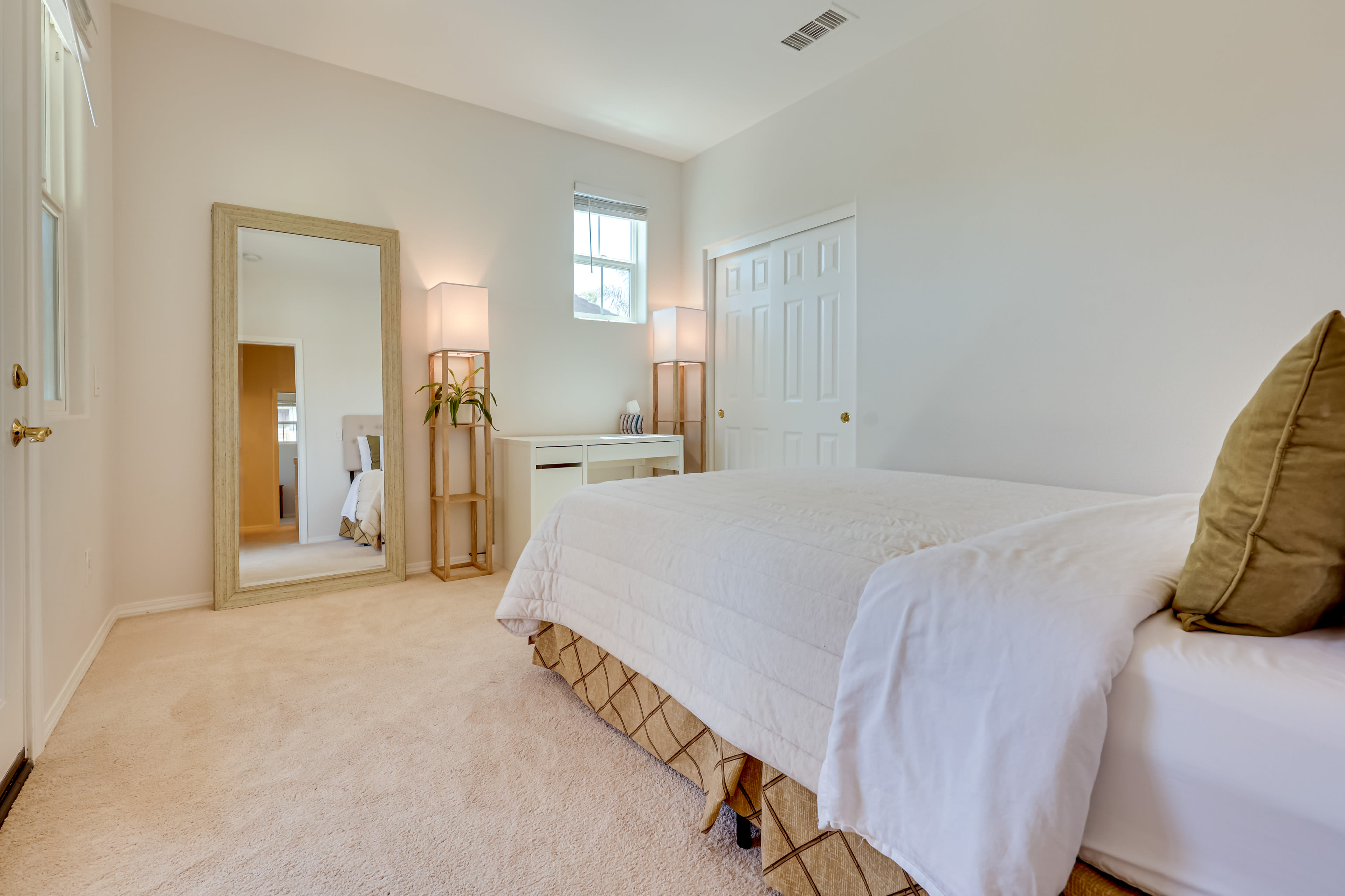 Bedroom 2 | Queen Bed | Linens Provided | Balcony Access | 2nd Floor