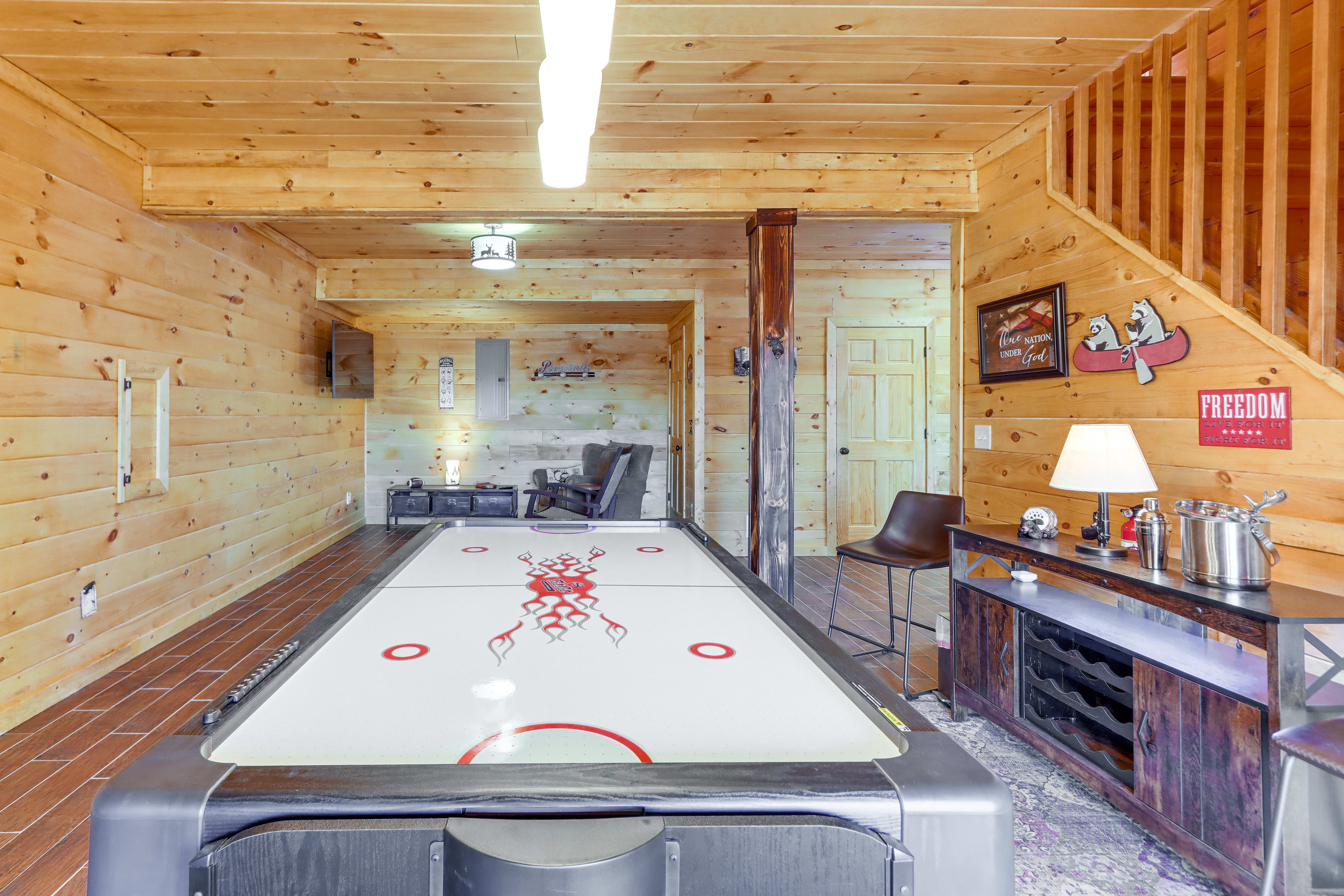 Game Room | Lower Level | Air Hockey/Pool Table/Ping Pong Table