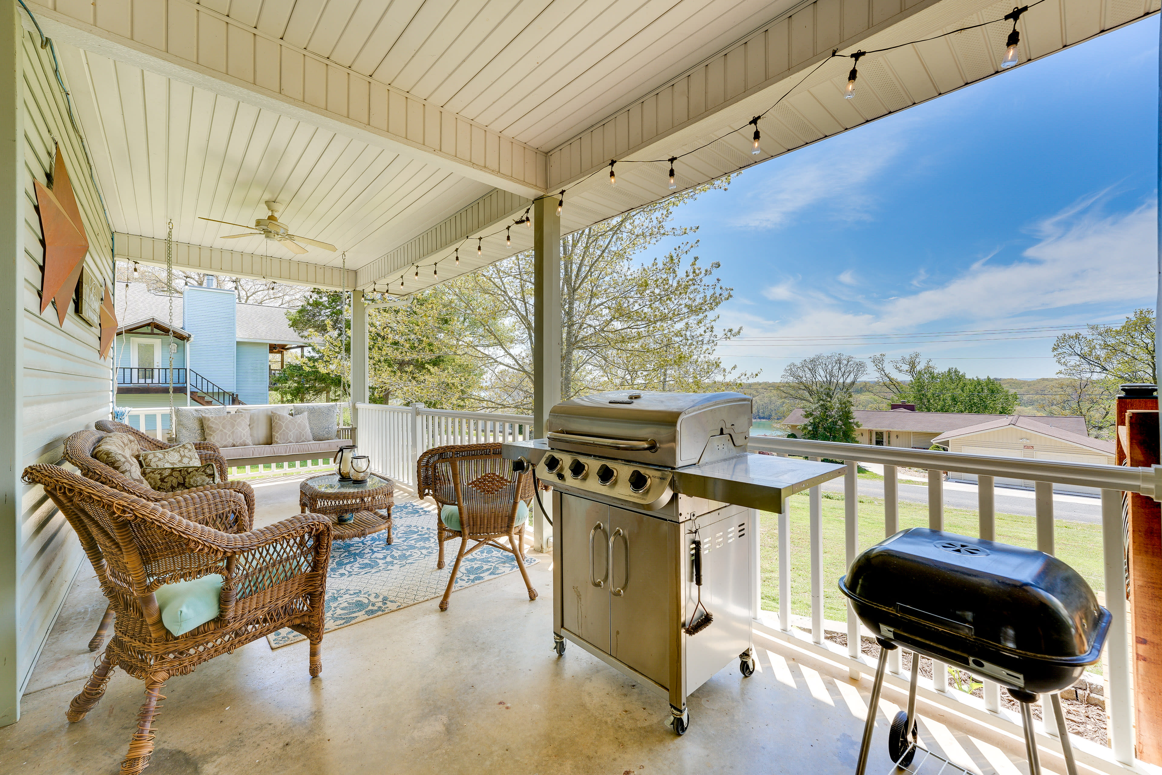 Back Porch | Grills | Ping Pong Table