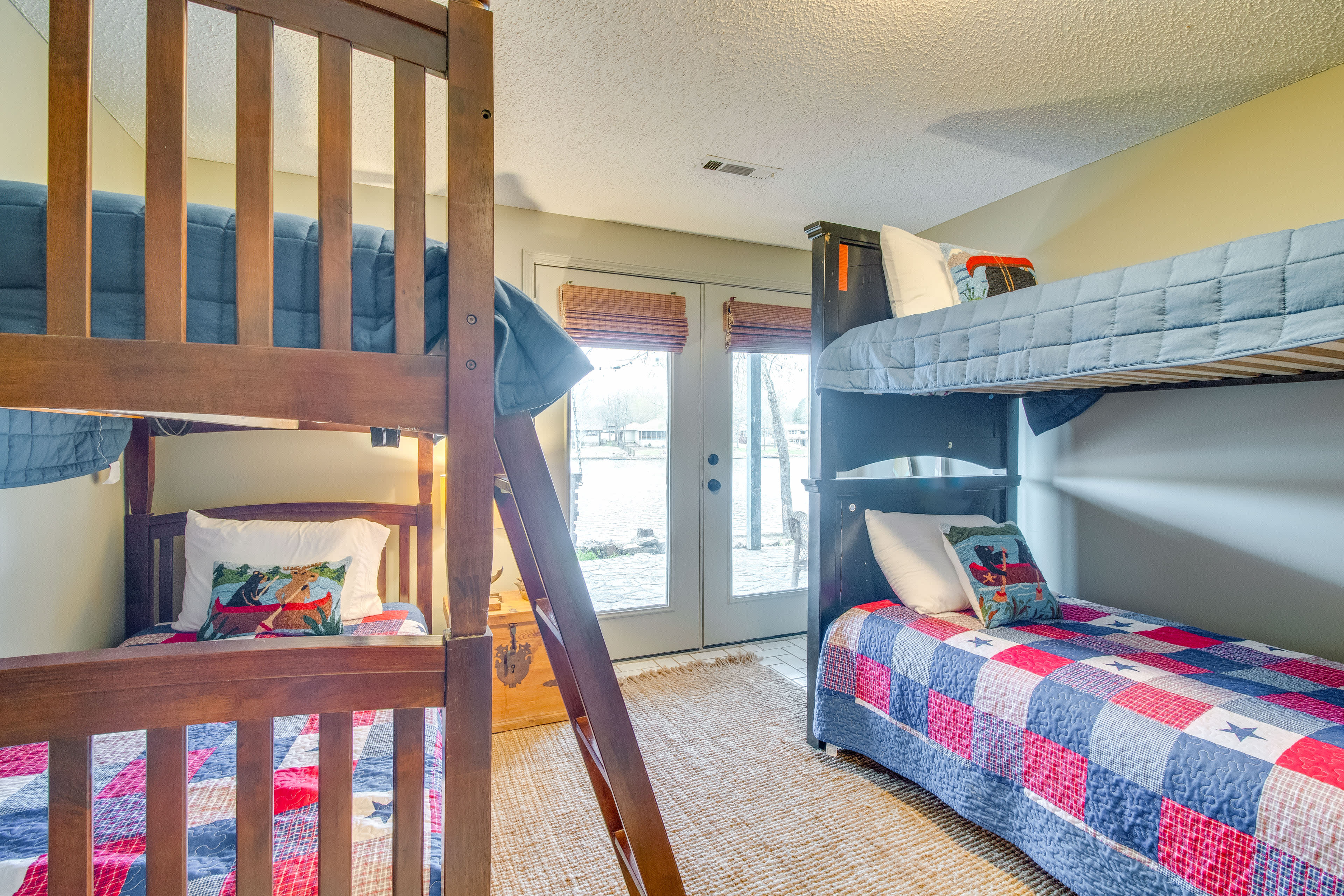 Bedroom 5 | Basement | 2 Twin Bunk Beds | Patio Access