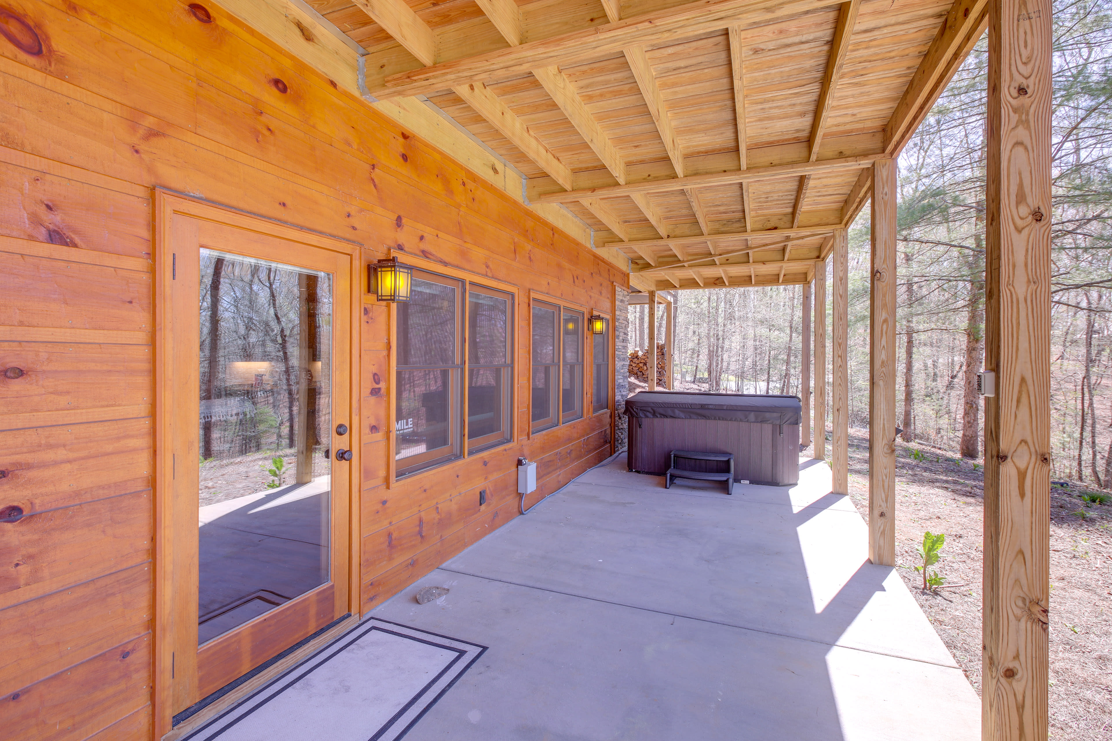 Patio | Basement Level | Hot Tub