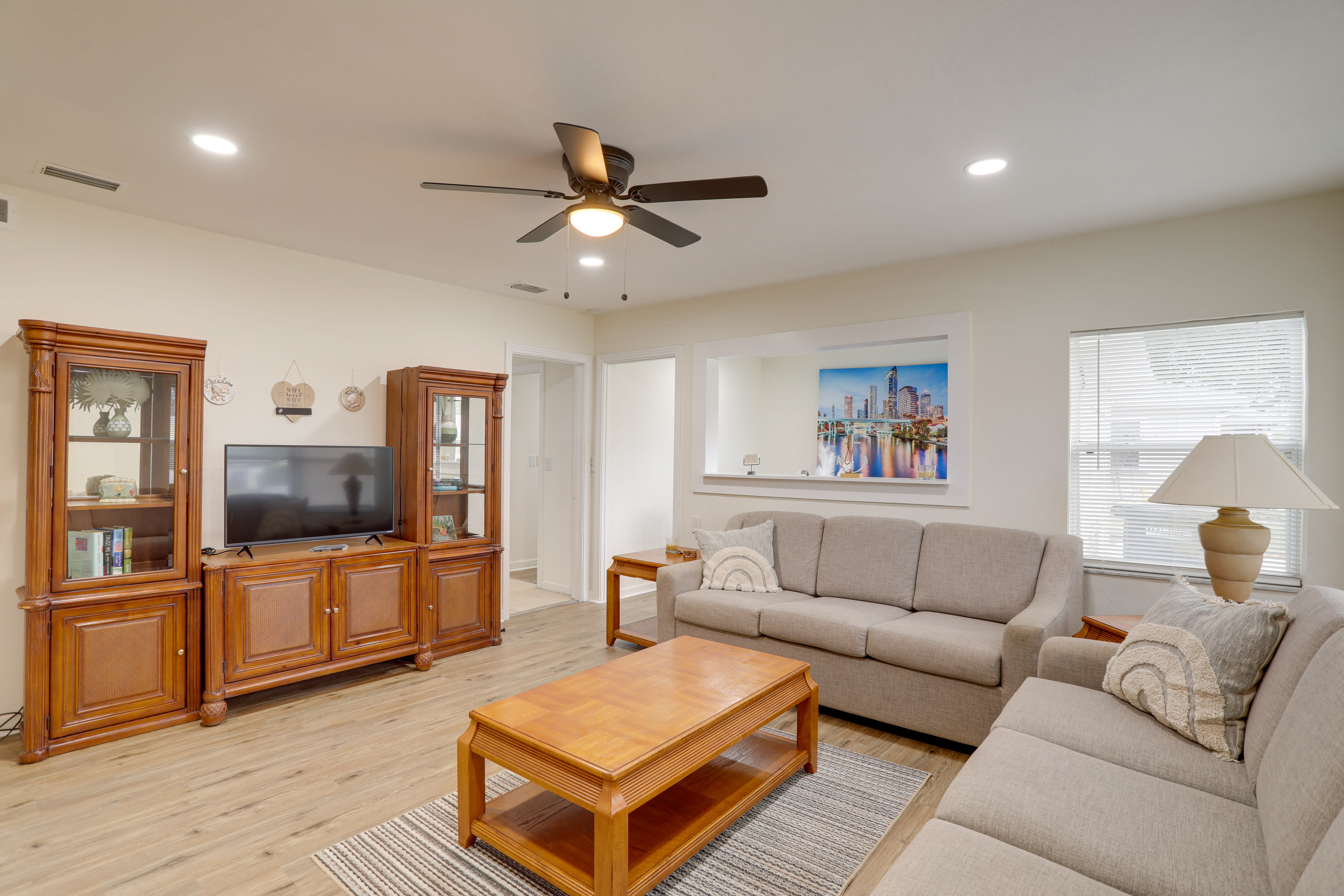 Clearwater Vacation Rental | 2BR | 1BA | 700 Sq Ft | 3 Steps Required to Enter