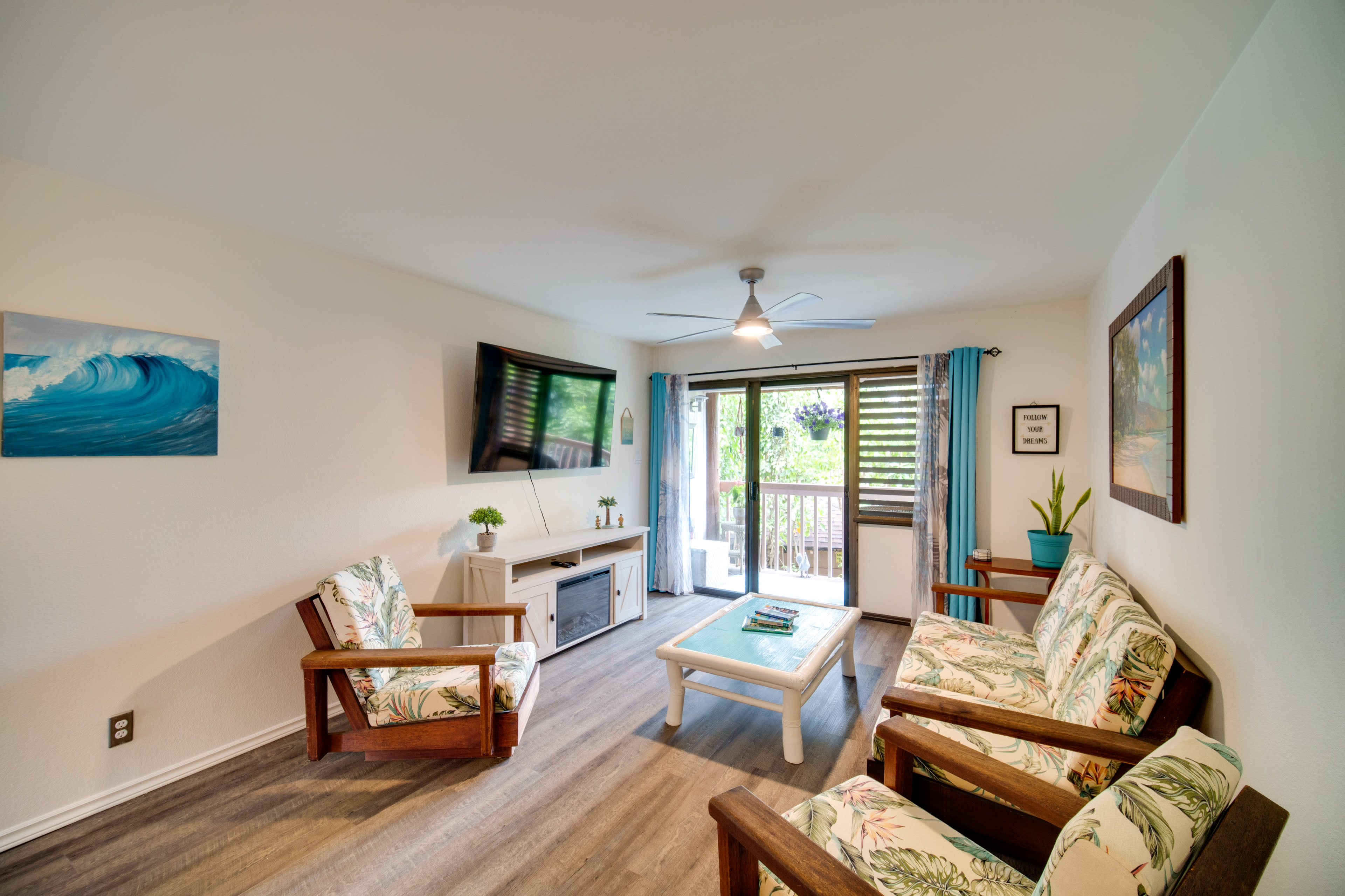 Lihue Vacation Rental | 2BR | 1.5BA | 990 Sq Ft | Stairs Required