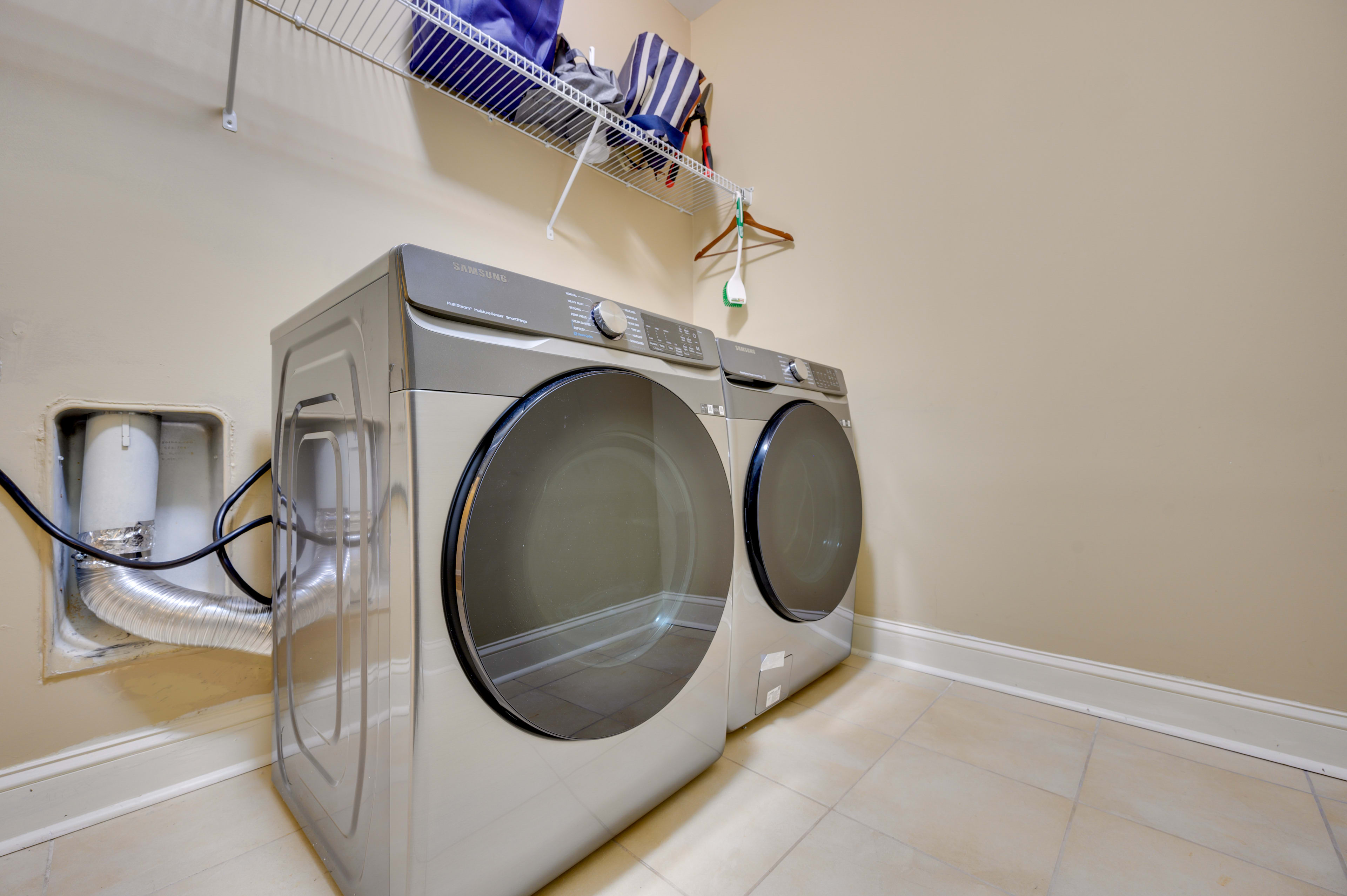 Laundry Area | Washer/Dryer | Hangers | Iron/Board | Trash Bags/Paper Towels