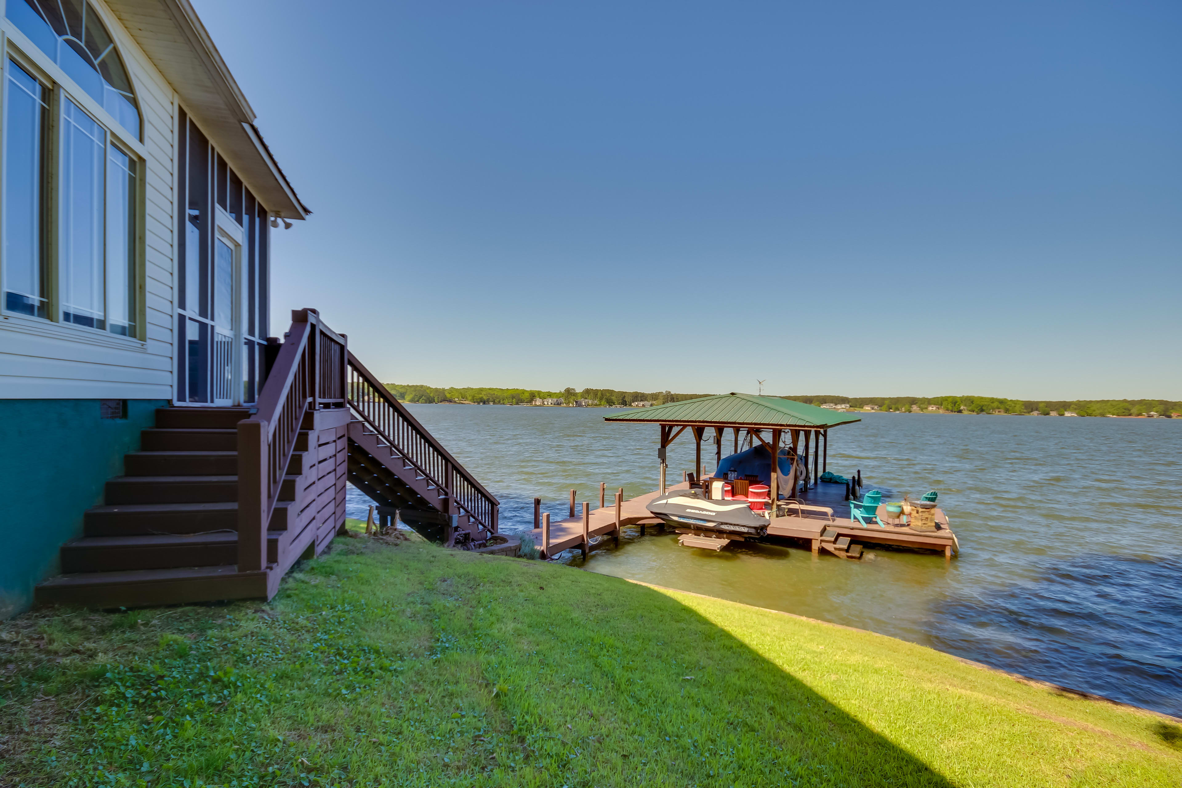 Stairway to Fishing Dock (No Boating)