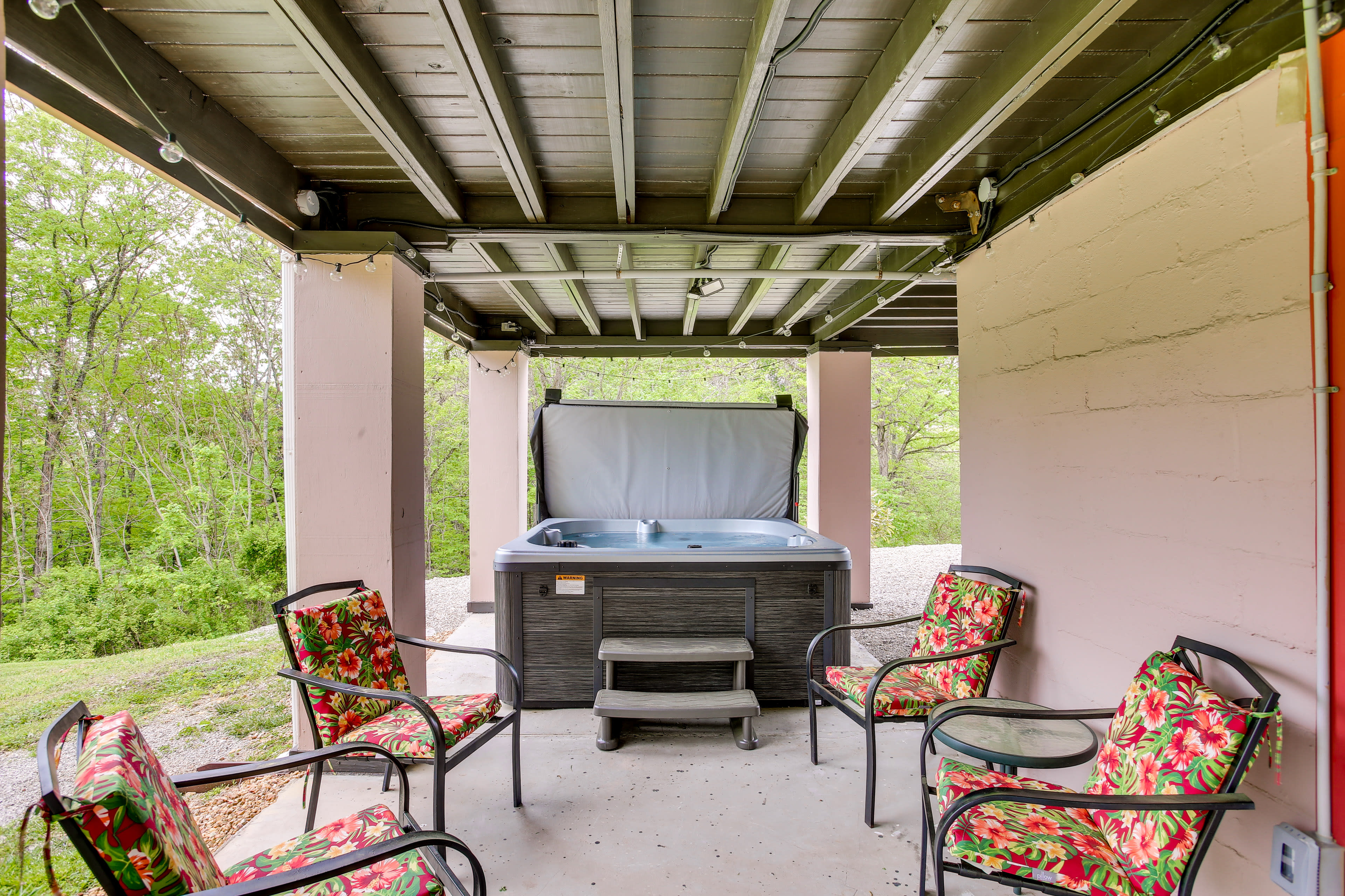 Back Porch | Private Hot Tub | Gas Grill